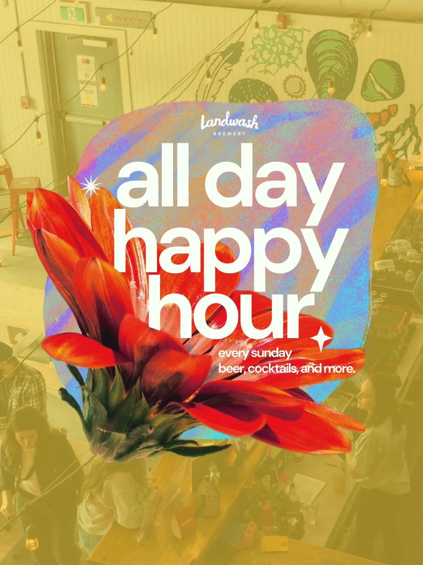 Sunday scaries? Haven&rsquo;t heard of her.
😎
Beginning the week, it will be happy hour all day long every Sunday. That means beers for $7.25. Plus, wines, ciders, and cocktails are all 15% off.
🍻