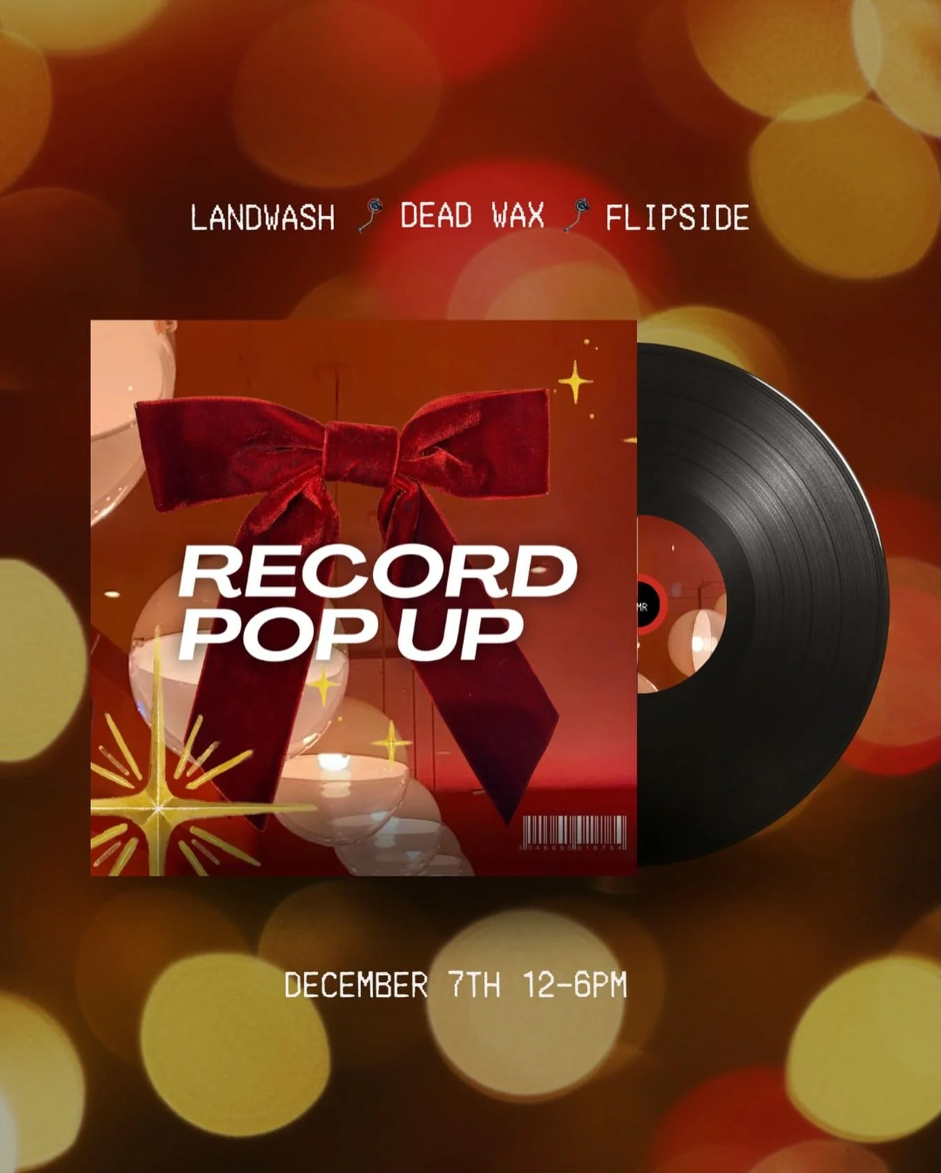 Get ready for a music-filled afternoon on December 7th! From 12 to 6pm, we are teaming up with @deadwaxnl and @flipsidenl for a Record Pop Up, packed with new vinyl, used favourites, and more.
🎵
Stop by to dig through some records, grab a beer, and 