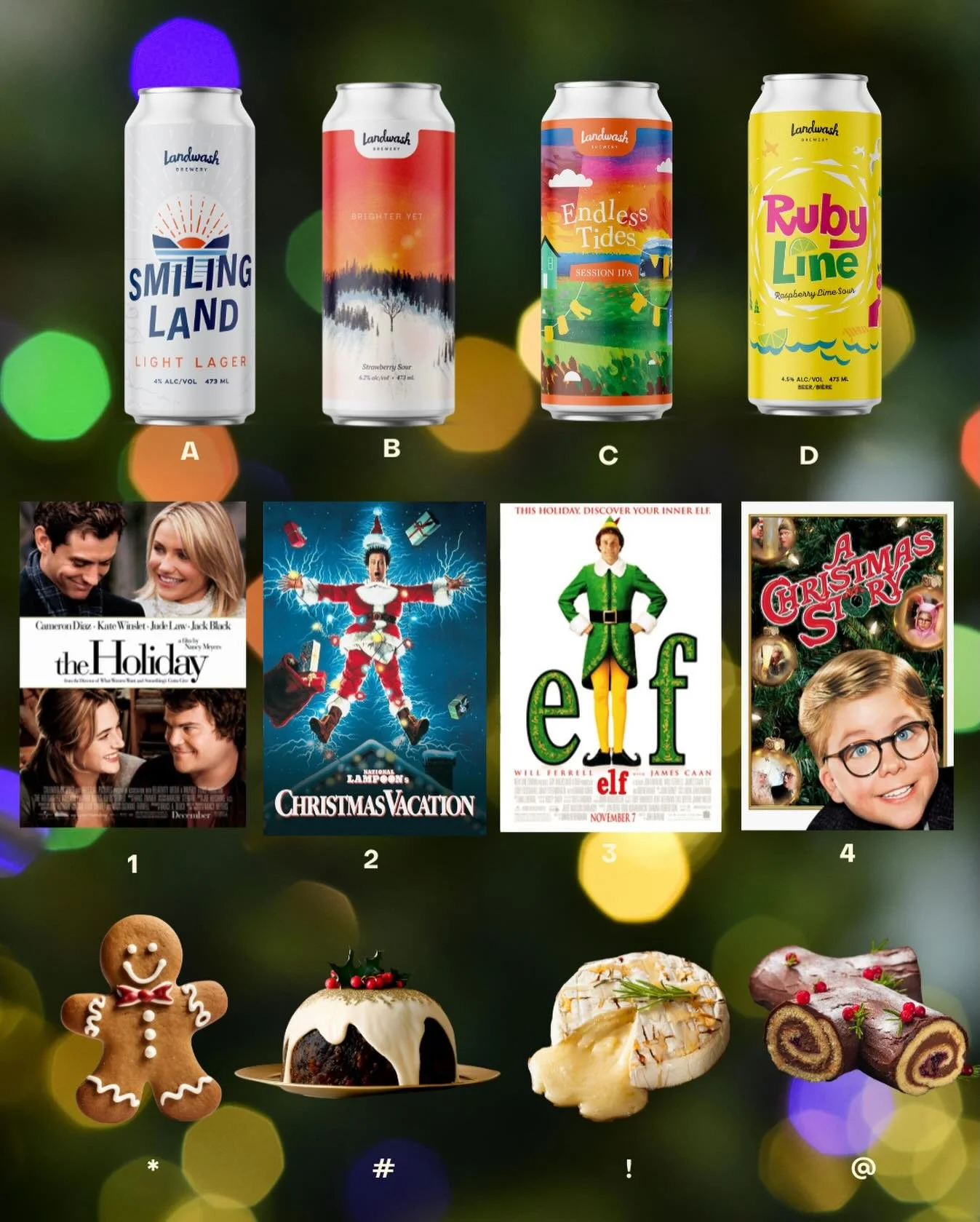 Pick your holiday combination and we will pick a random person&rsquo;s comment to win 6 beers of their choice!
🍻