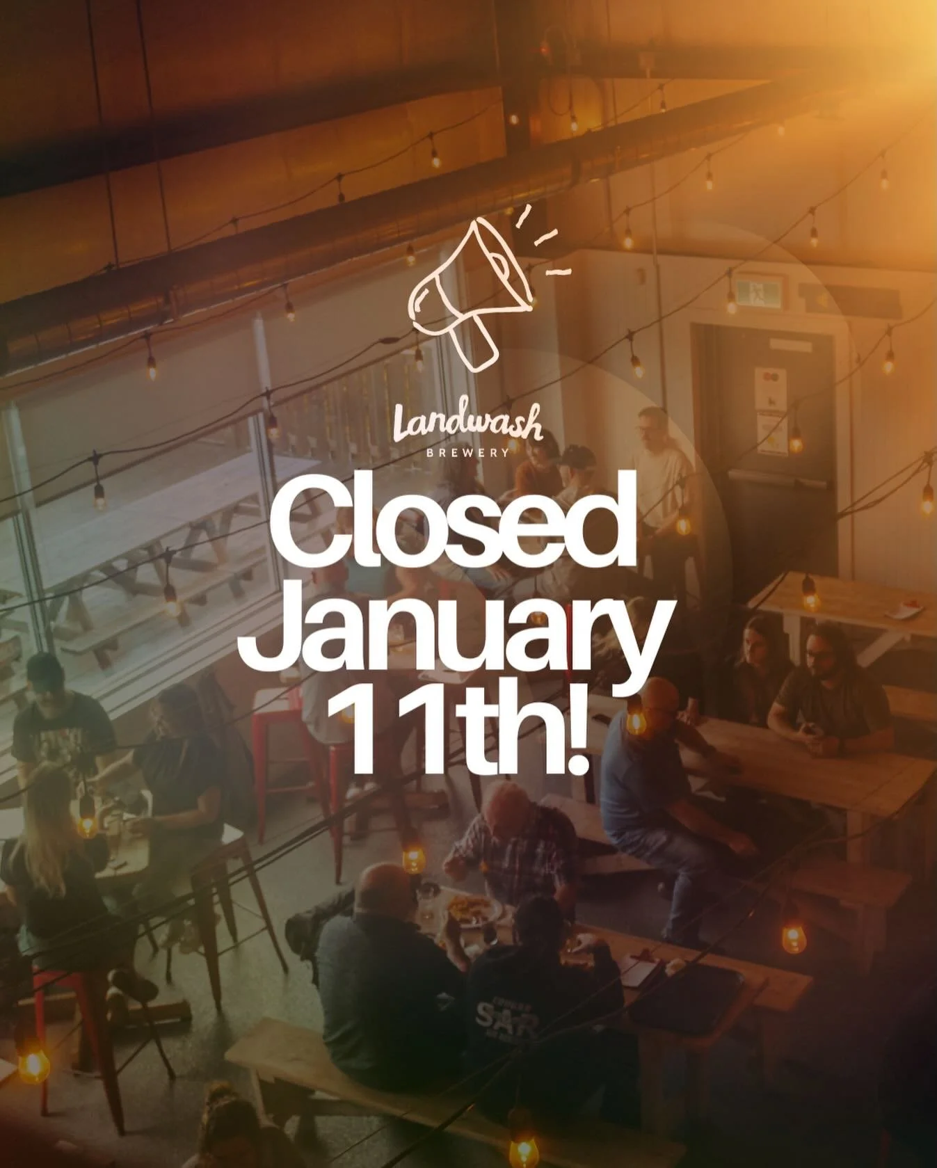 We will be closed on January 11th for a staff party! @johnnyandmaes will also be closed for the day.
🎉