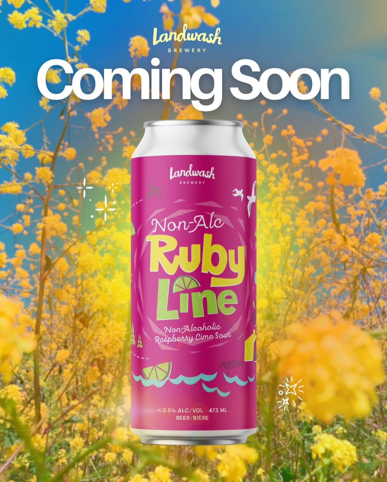 The secret is out. Non Alcoholic Ruby Line is coming. 
🫨
Tag a friend and enter to win the FIRST FOUR CANS before they are released to the public. You must be following us to be eligible to win!
🙌