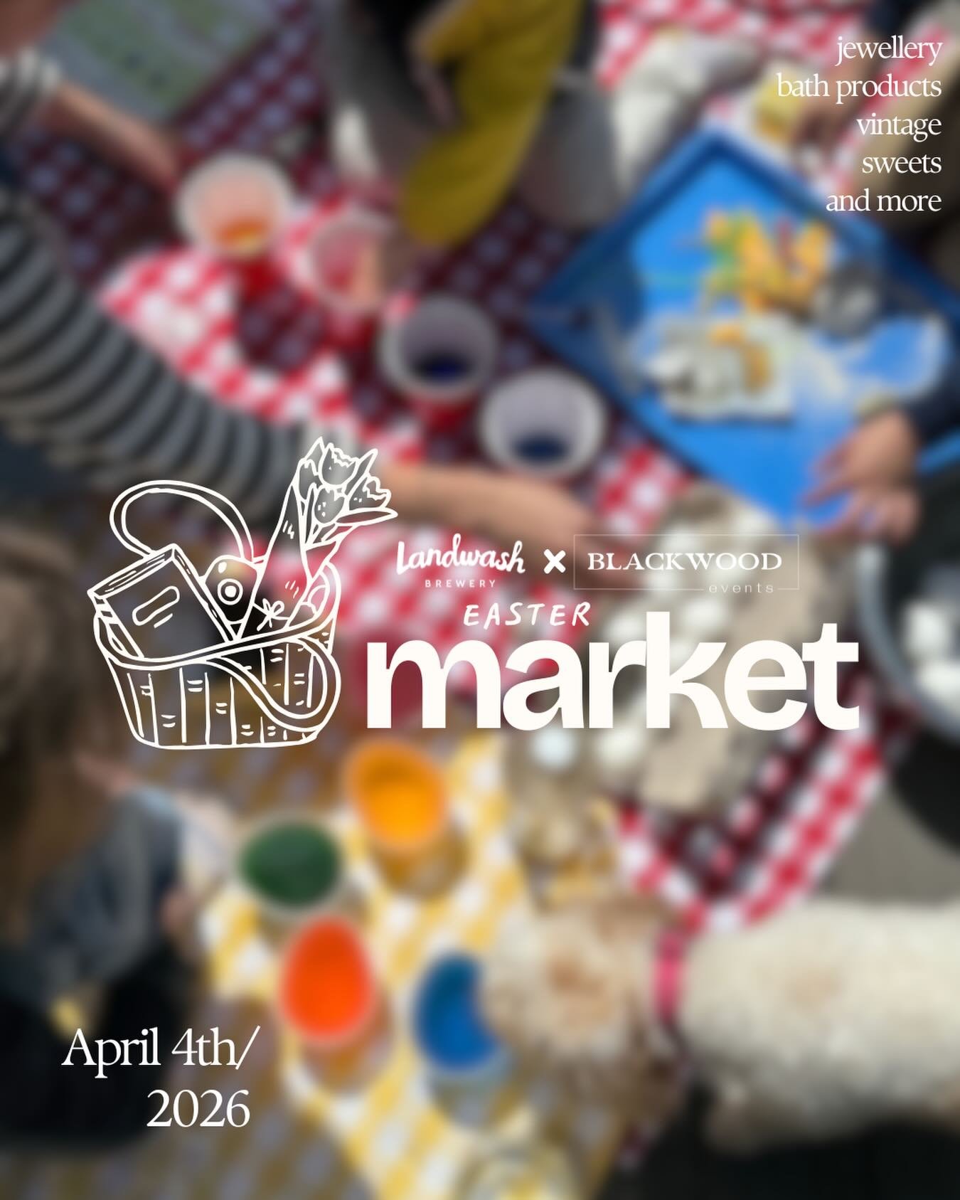 @blackwoodeventsnl is back with another monthly market at the brewery!
🐣
Usually these markets take place on Sundays, however, this one will take place on Saturday April 4th from 1-5pm. There is no entry fee as usual, this event is totally free!
🌺
