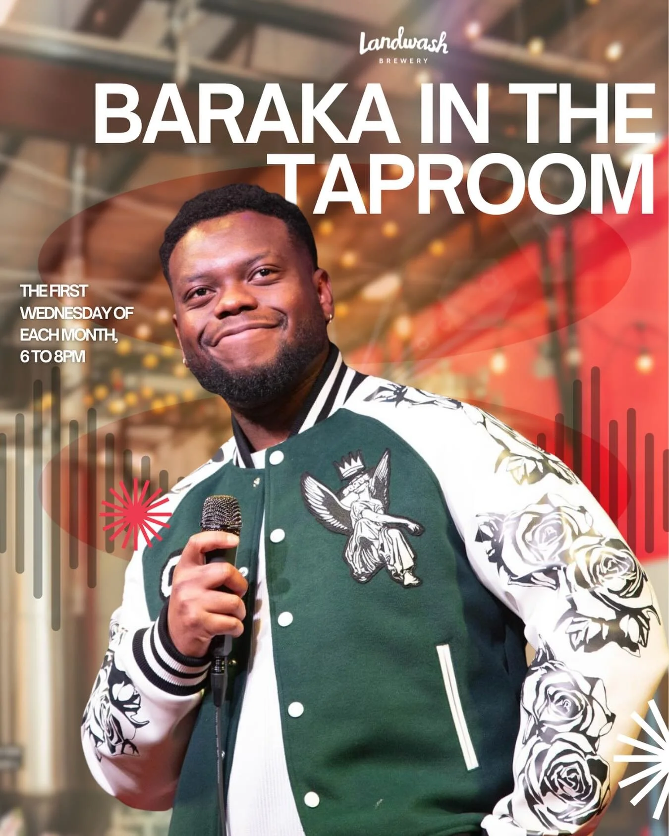 Exciting news! Beginning April 1st, Baraka will be doing a monthly set on Wednesday evenings (the first one of each month) from 6 to 8pm!
🎤