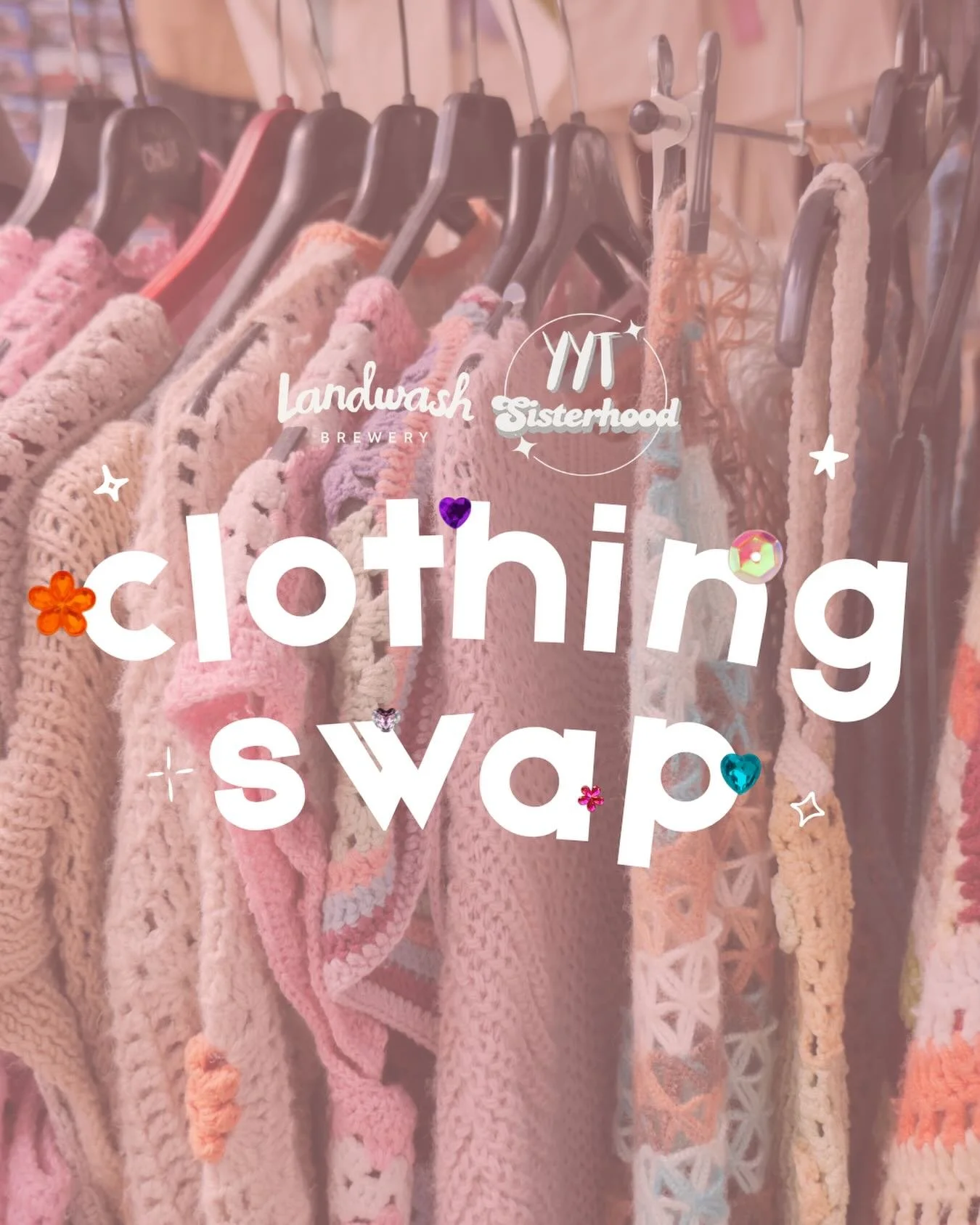 On May 17th from 1 to 4pm, we will be hosting a clothing swap with YYT Sisterhood! There are a lot of ways to participate! You can bring a selection of your own pieces ready for a new home to swap with others. If you don&rsquo;t have anything and are