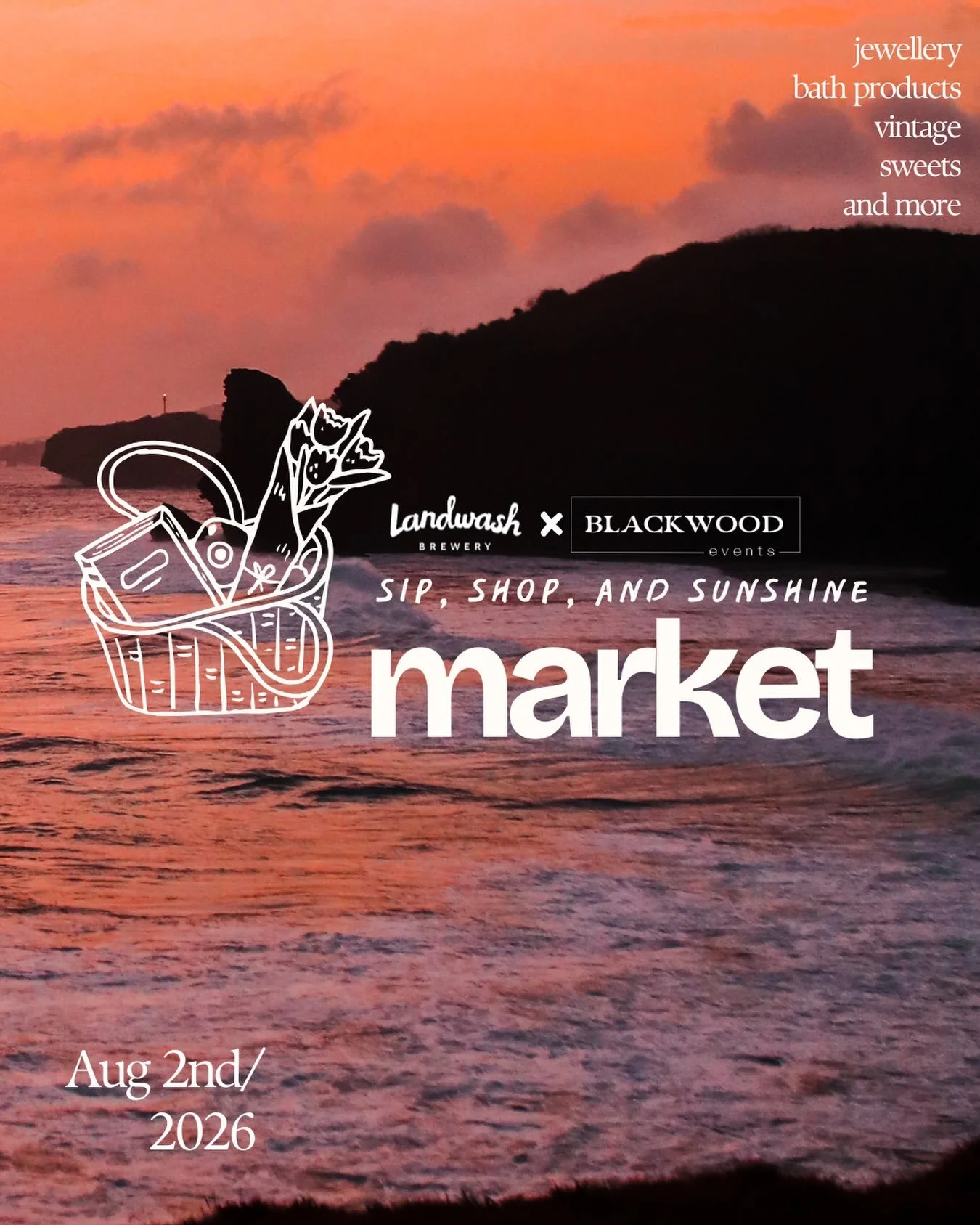 @blackwoodeventsnl&nbsp;is back at the brewery with another monthly market!
🌸
This one will take place August 2nd from 1-5pm. There is no entry fee as usual, this event is totally free!
🙌
Please keep in mind that for events like our markets, there 