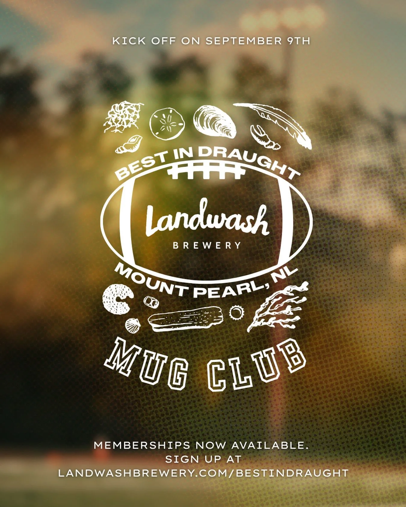 Introducing the Landwash Brewery Best in Draught Mug Club!
🏈
Football Sundays are officially coming to Landwash. For just $50, you&rsquo;re in for the entire 2026&ndash;27 season! Here is what is included:
	1.	&nbsp;Your own 20oz Best in Draught mug