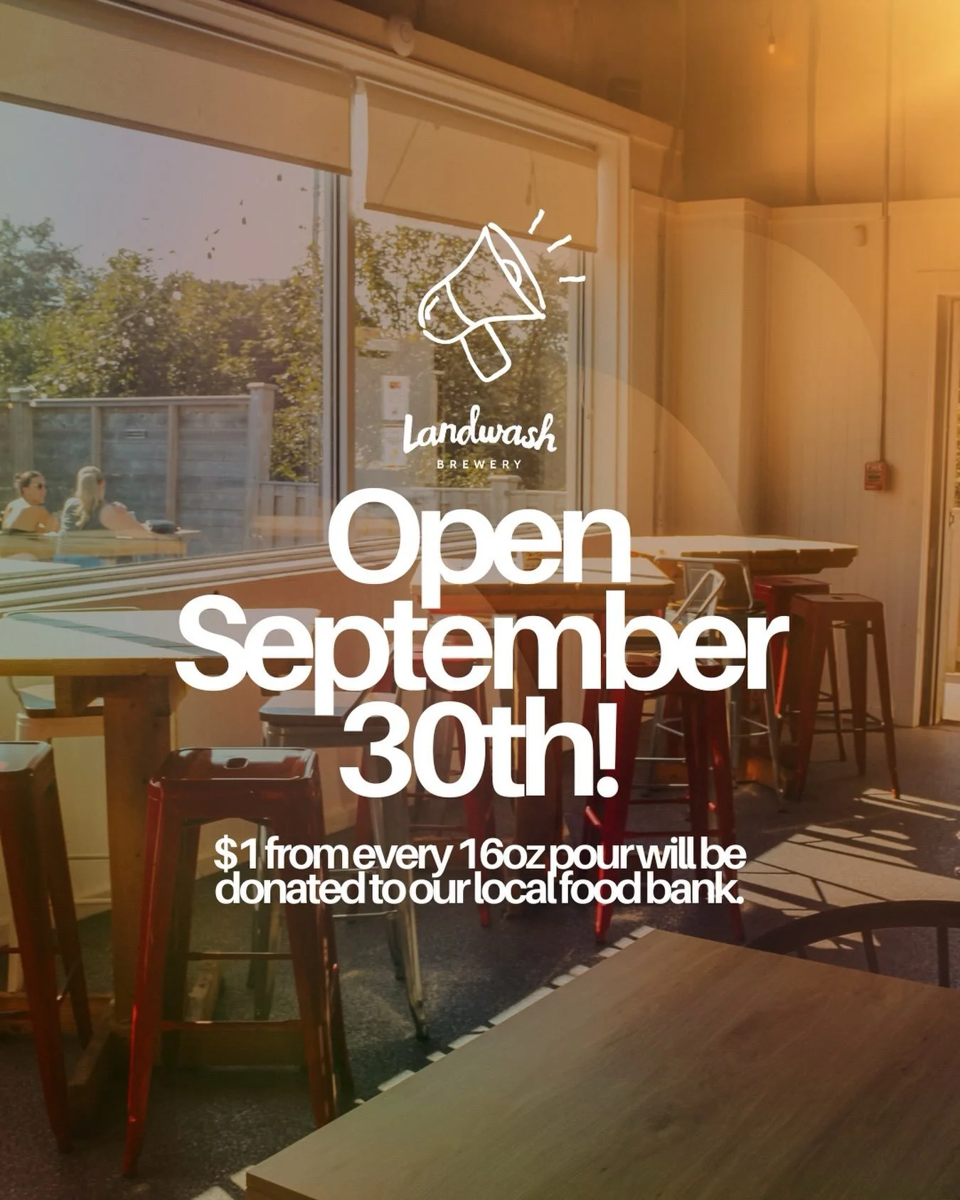 We will be open today from 3pm to 11pm. $1 from every 16oz pour will be donated to our local food back in recognition of National Day for Truth and Reconciliation.
🍻