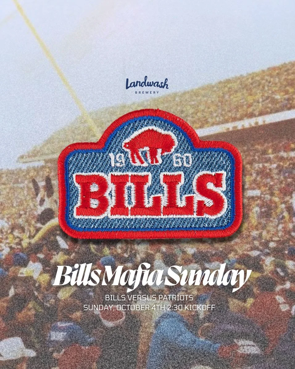 This Sunday, it&rsquo;s a Bills Mafia takeover for Landwash&rsquo;s Best in Draught Football Sundays!
🏈
We will be back with the our Pick Six and jersey draw as usual! This week @johnnyandmaes will be staying open later for you folks coming by for t