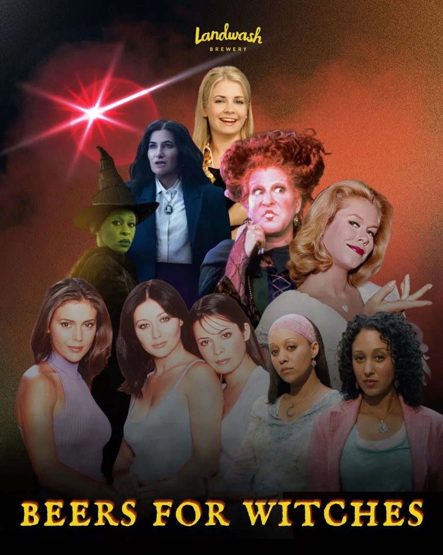 It&rsquo;s the season of the witch. So we gave some of these famous witches recommendations for a Landwash beer. Who else should we have included and what beer would you give them? Let us know!
🎃