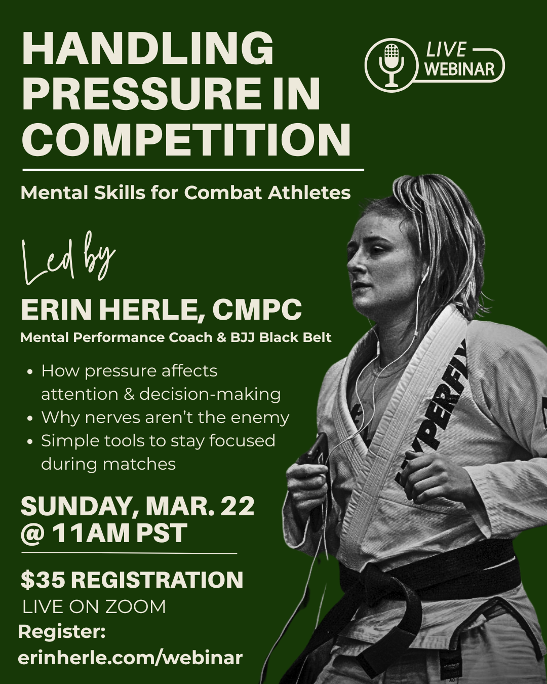 Handling Pressure in Competition Webinar