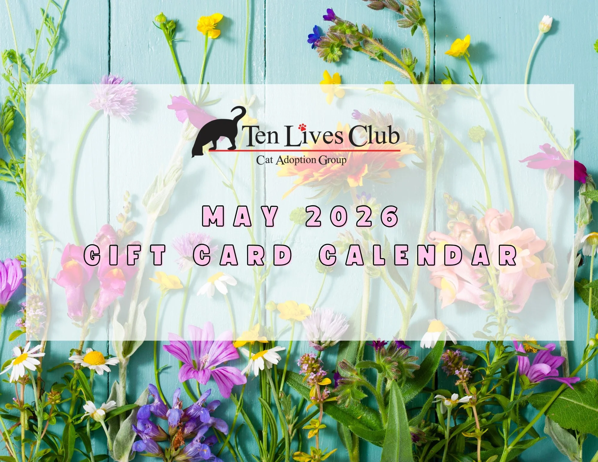 2026 May Gift Card Calendar
