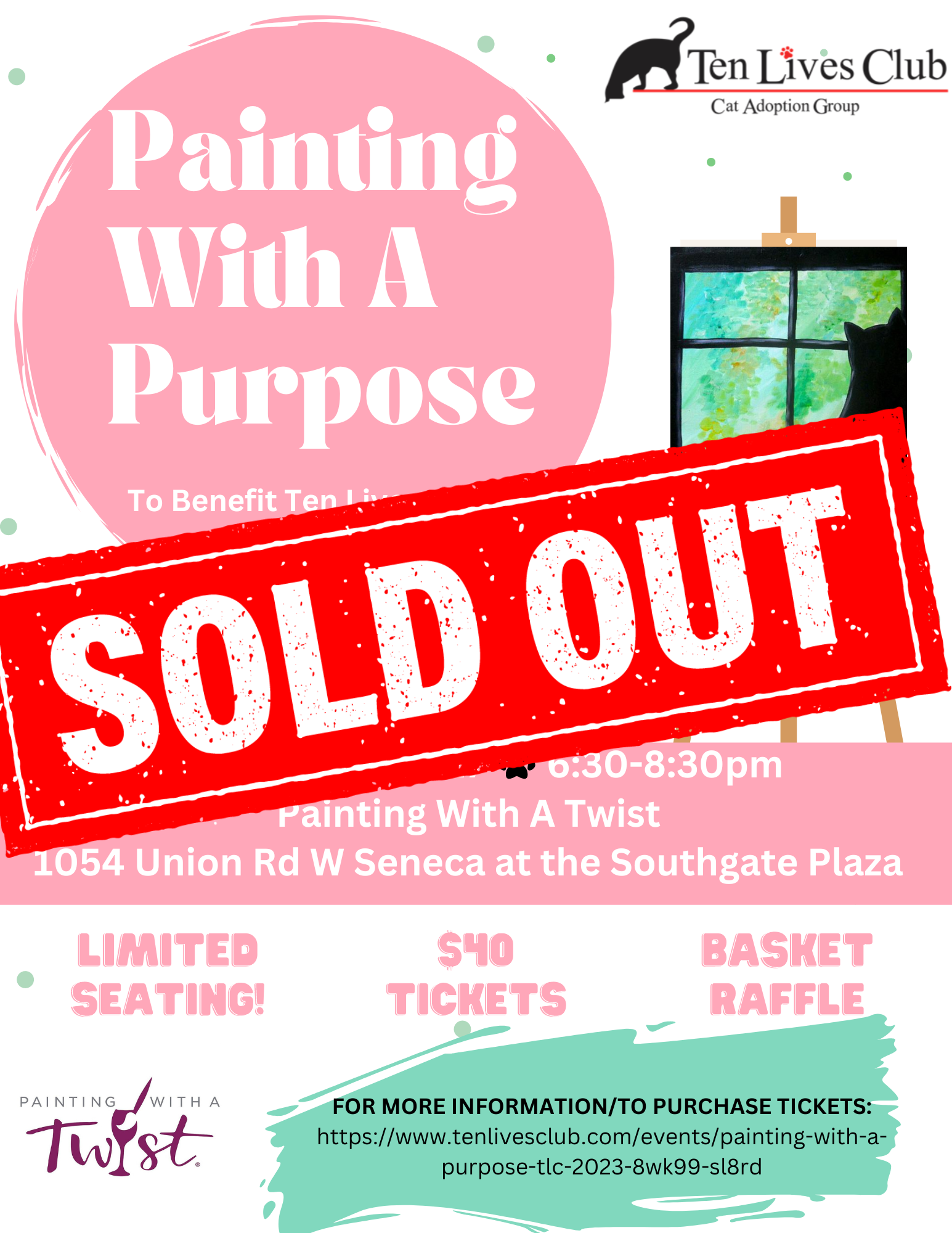 Painting With A Purpose — Ten Lives Club