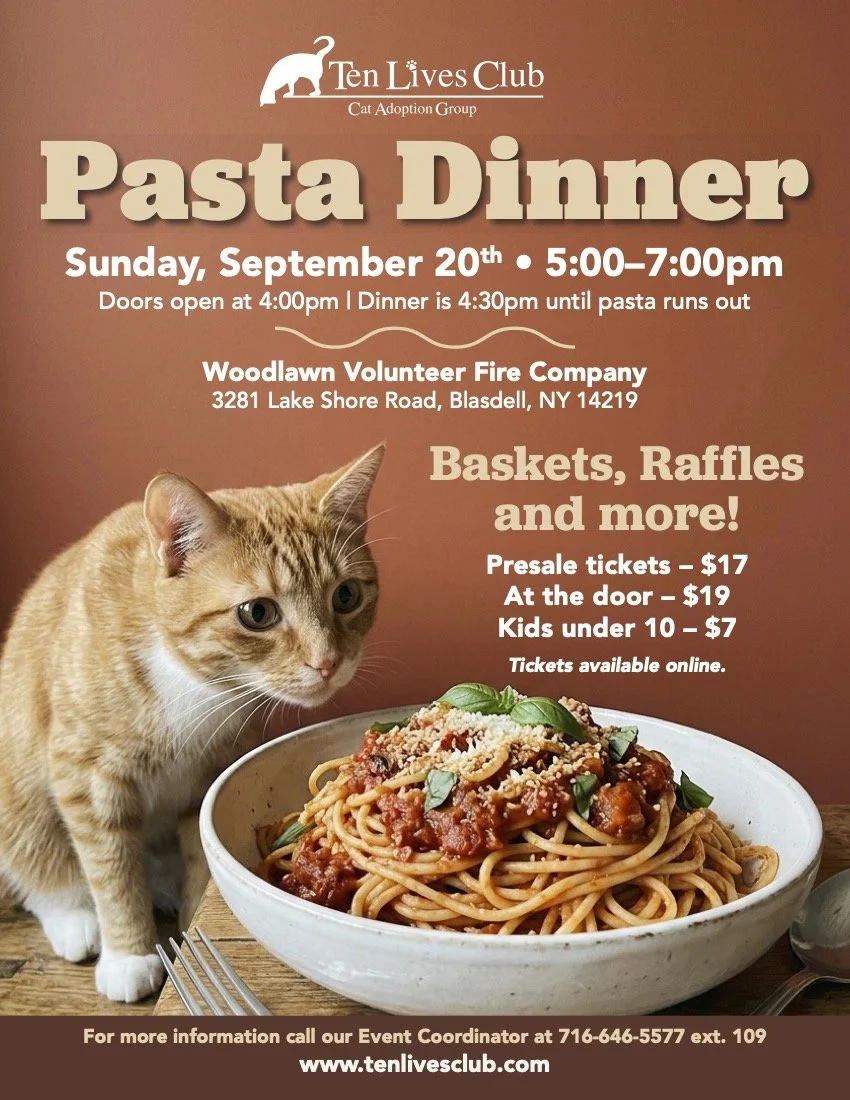 2026 Pasta Dinner Presale