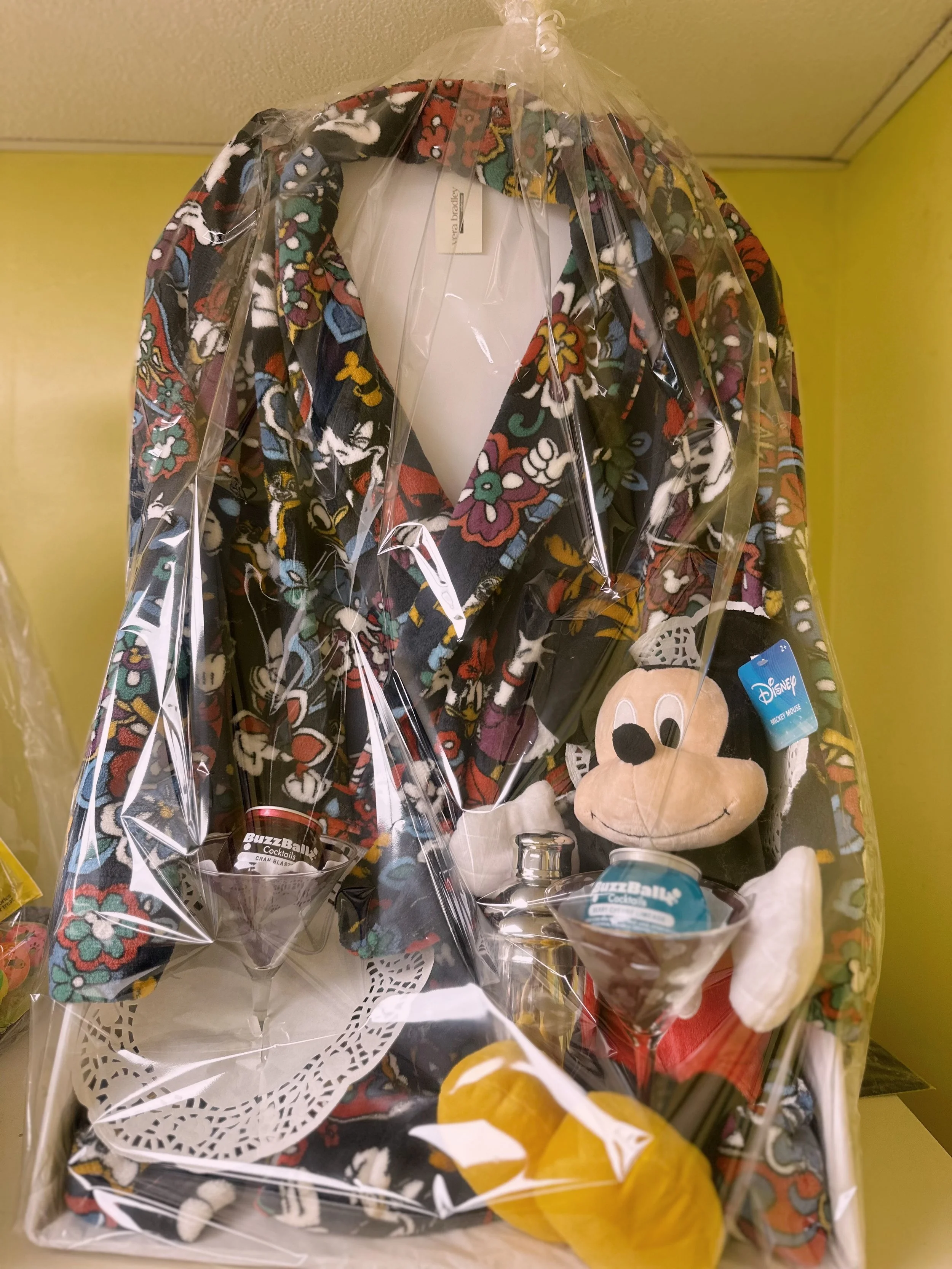 Mickey Mouse Basket Raffle