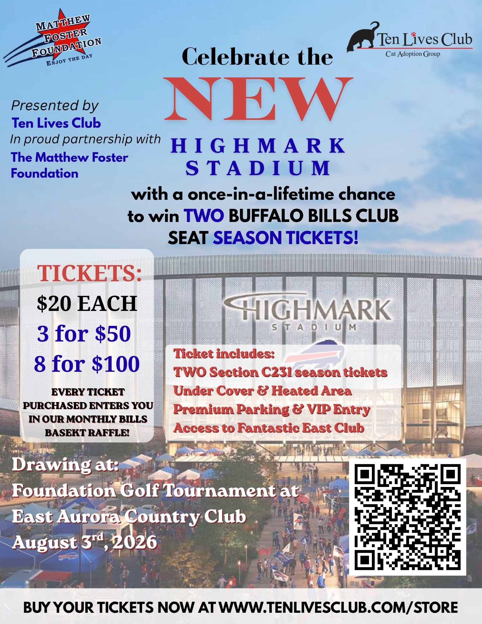 2026 Buffalo Bills Season Ticket Raffle