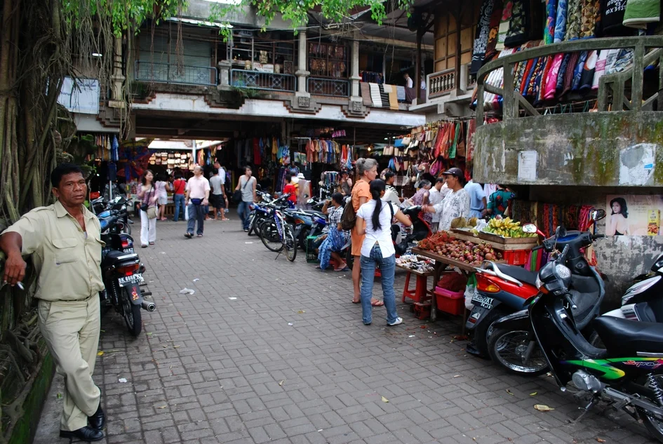 Ubud Central Market.