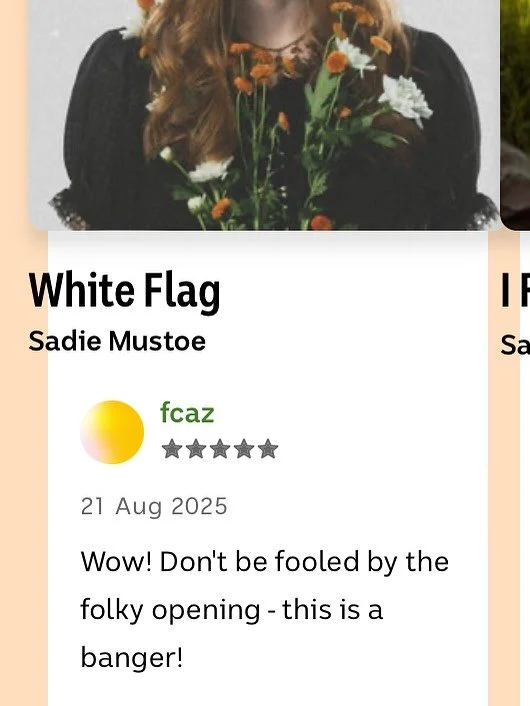 UM so apparently White Flag has made it to #7 on the @amrap.org.au charts!!!!!!!!!! I just wanted to do a lil post of some cool things and say thank you to everyone supporting and listening to White Flag. Every tiny thing helps xx

Now to get it on t