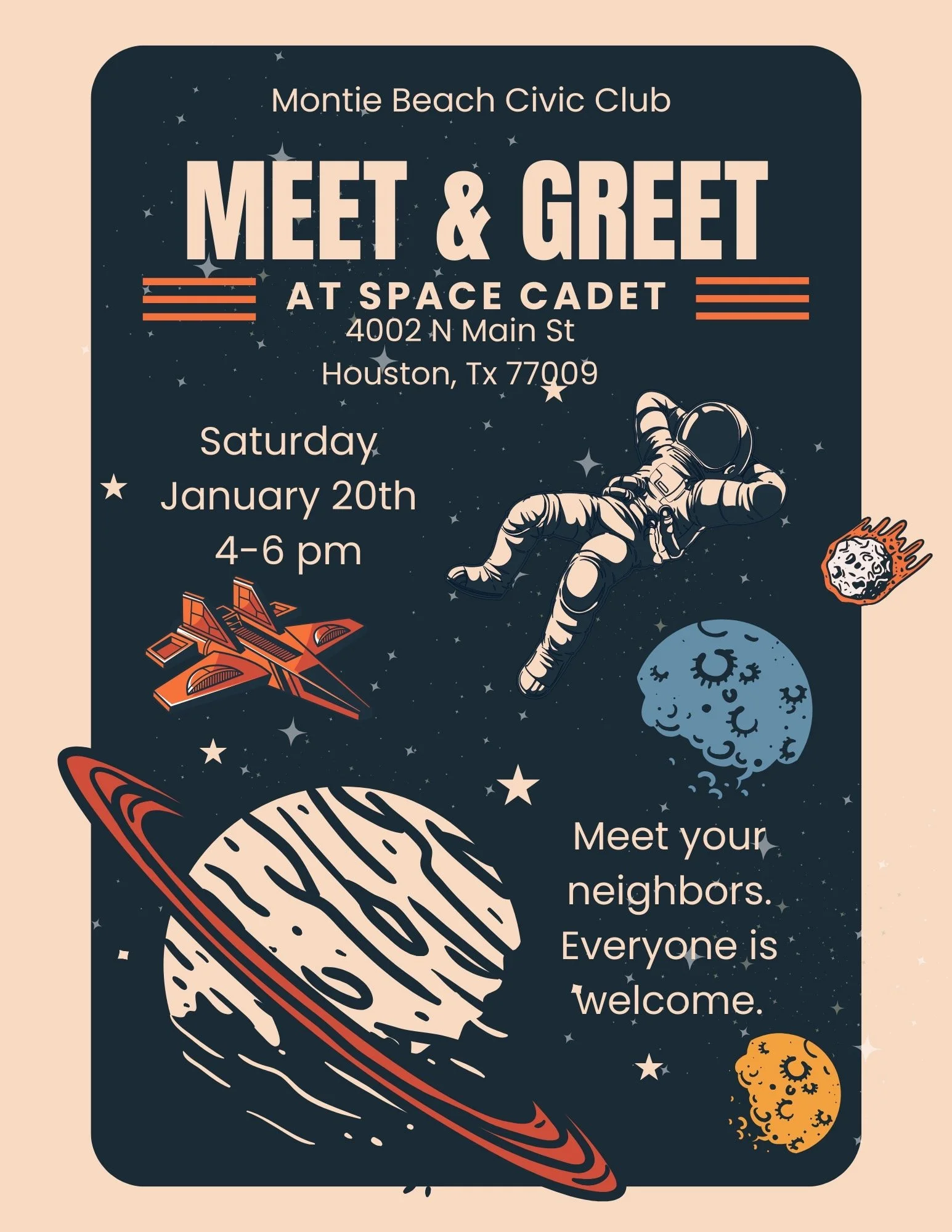 Annual January Neighbor Meet and Greet