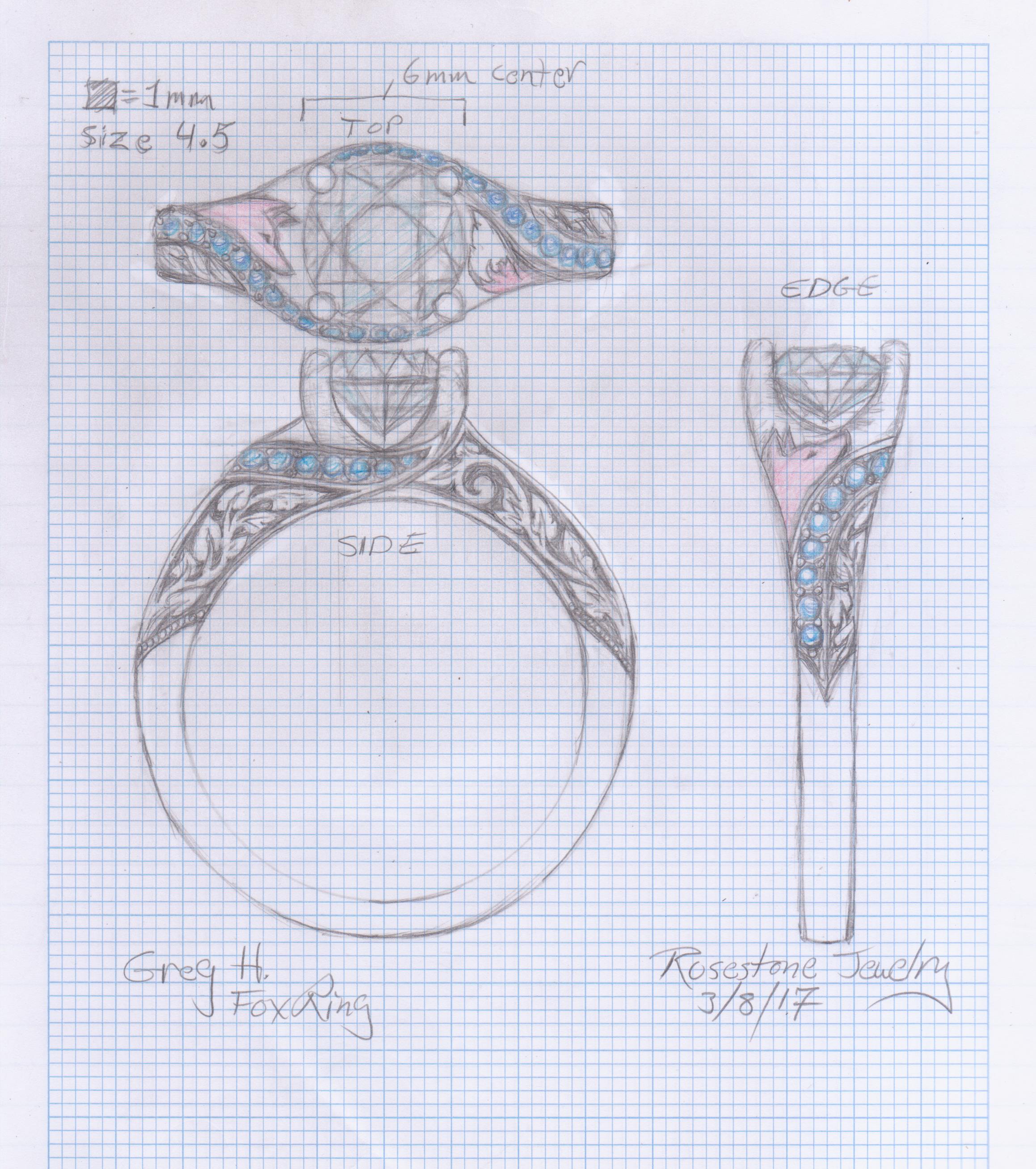 Drawing & Sketches — Rosestone Jewelry