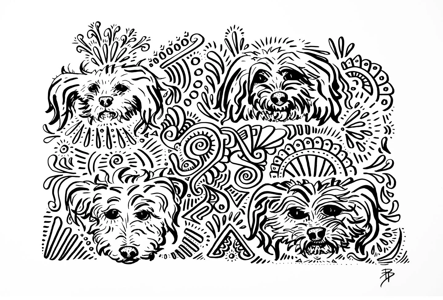  Custom dog portrait (2019) 