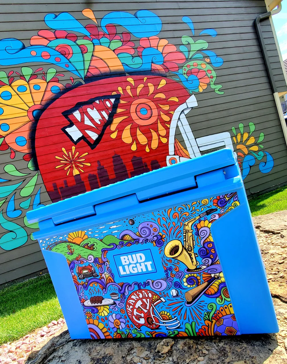 Bud Light Vinyl Sticker Decal 18" (full Color - Foto 6