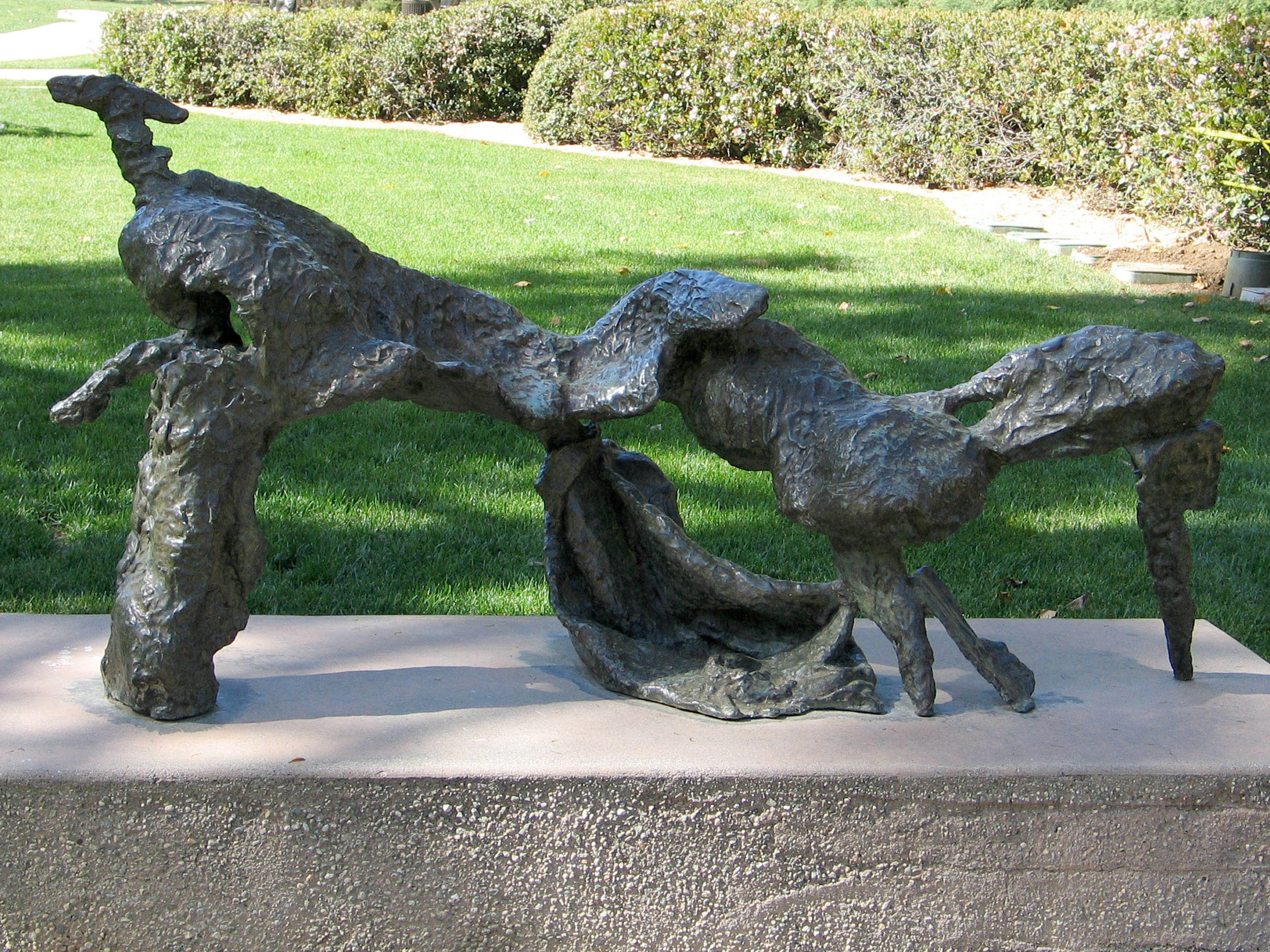 La Chambre à Coucher de l’Empereur (The Emperor’s Bechamber) 1953-54, bronze 38 x 76 x 30” Franklin D. Murphy Sculpture Garden, UCLA, Los Angeles, CA; DeCordova Museum and Sculpture Park, Lincoln, MA; Portland Art Museum, Portland, OR 10.01