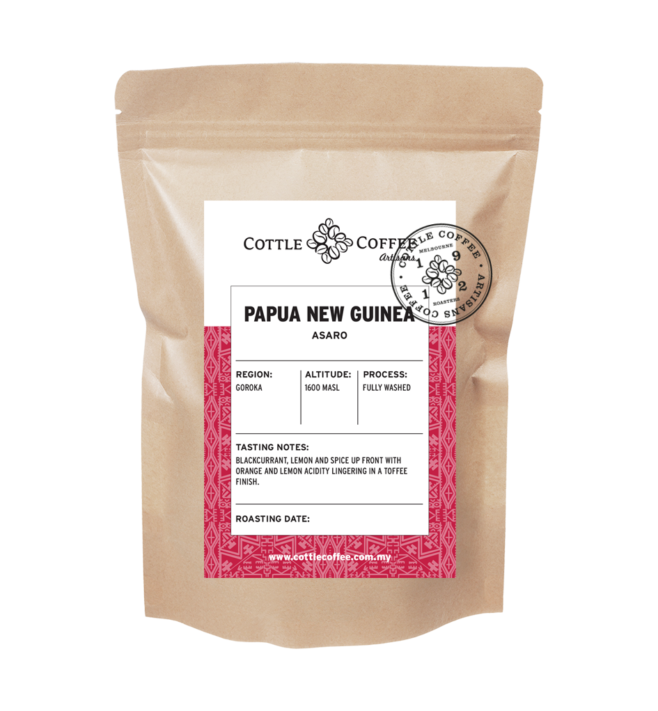 Cottle Coffee Papua New Guinea Asaro – specialty coffee beans Malaysia