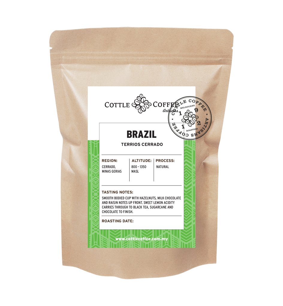 Cottle Coffee Brazil Terrios Cerrado – specialty coffee beans Malaysia