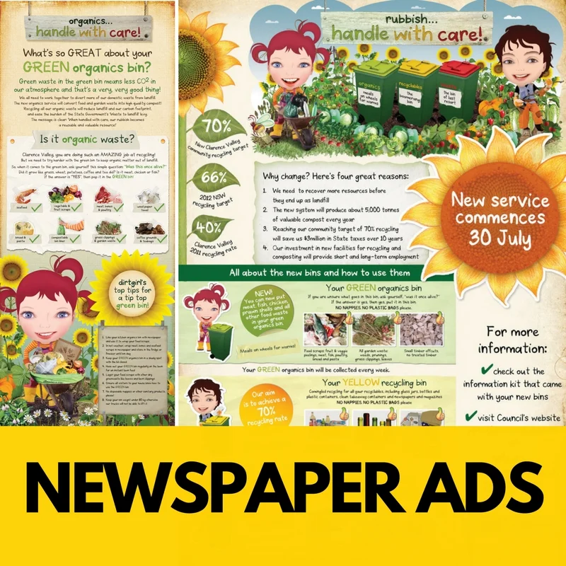 Spread the word with our fantastic print advertising, Sit back, and watch everyone ‘read all about it’!