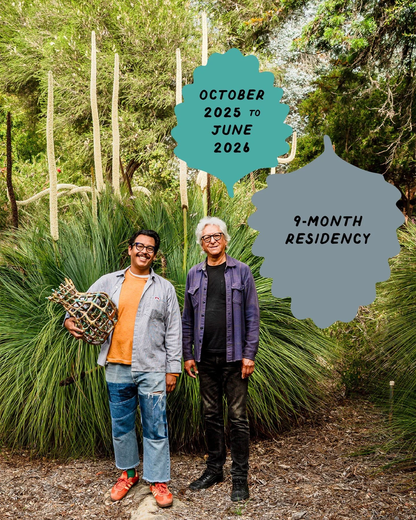 🌿 Our nine-month Art in Nature residency was awarded to Rodrigo and Hugo Ormachea, the team behind Ventura&rsquo;s Ormachea Jewelry. Representing the third and fourth generations of their family&rsquo;s metal smithing lineage, Rodrigo applied at Taf