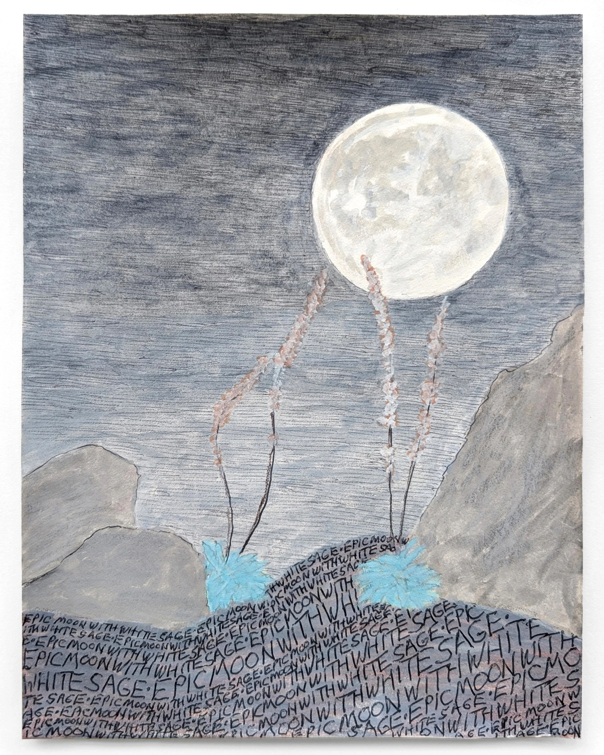 Epic Moon Over Taft White Sage, 2025