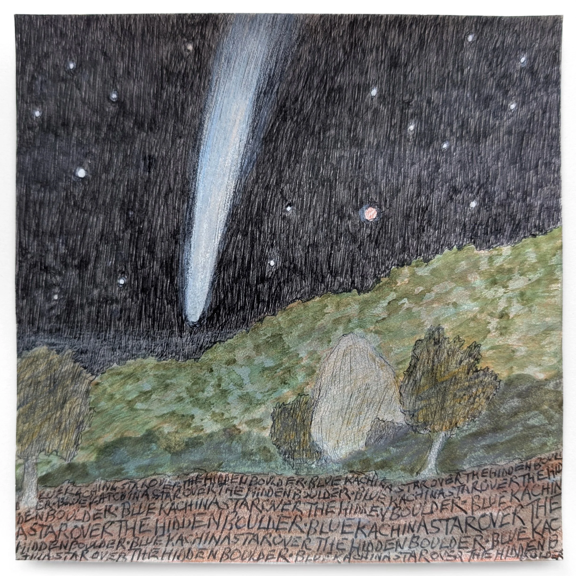 Comet Over Hidden Boulder, 2025