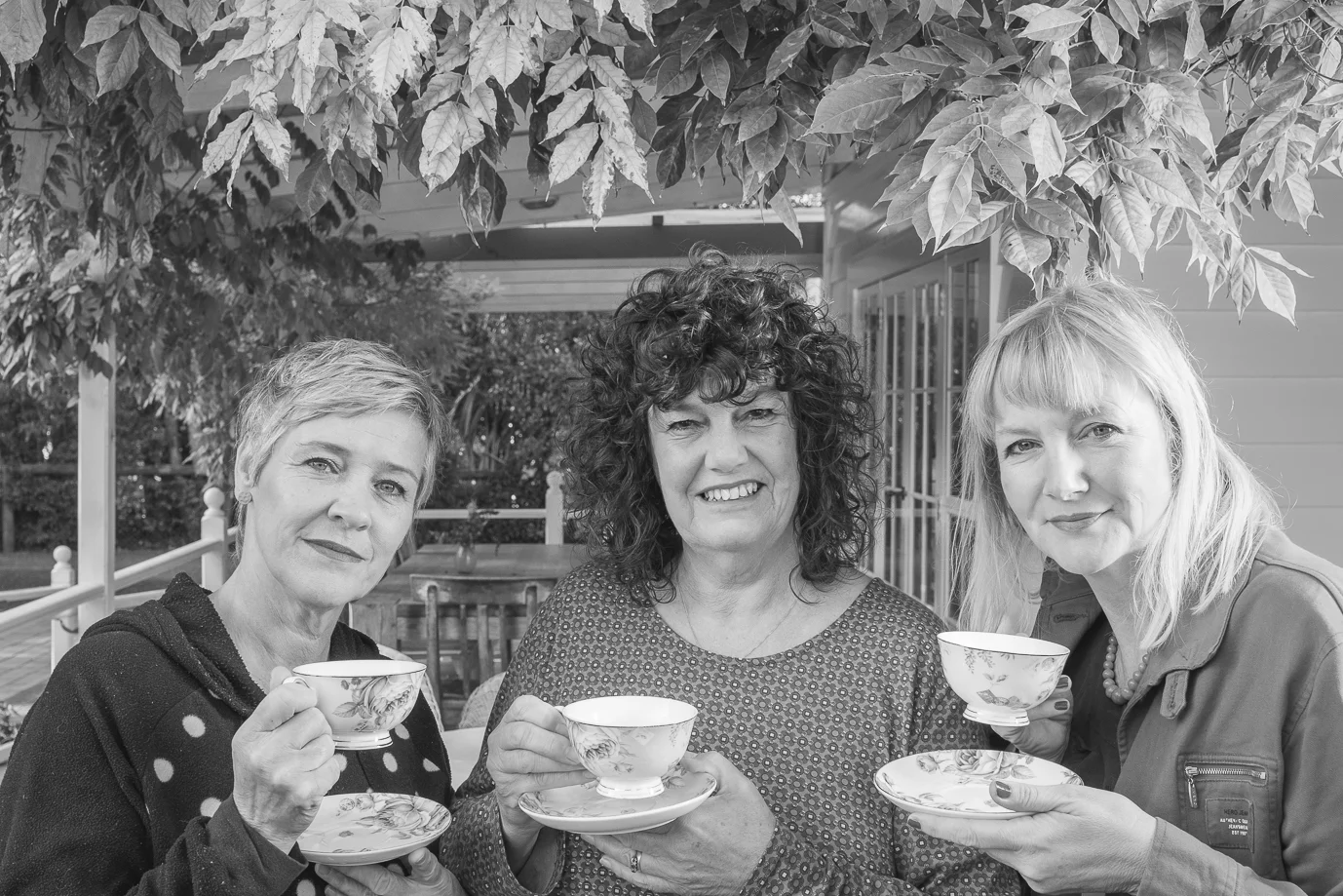 A second cuppa … for our cover girls.