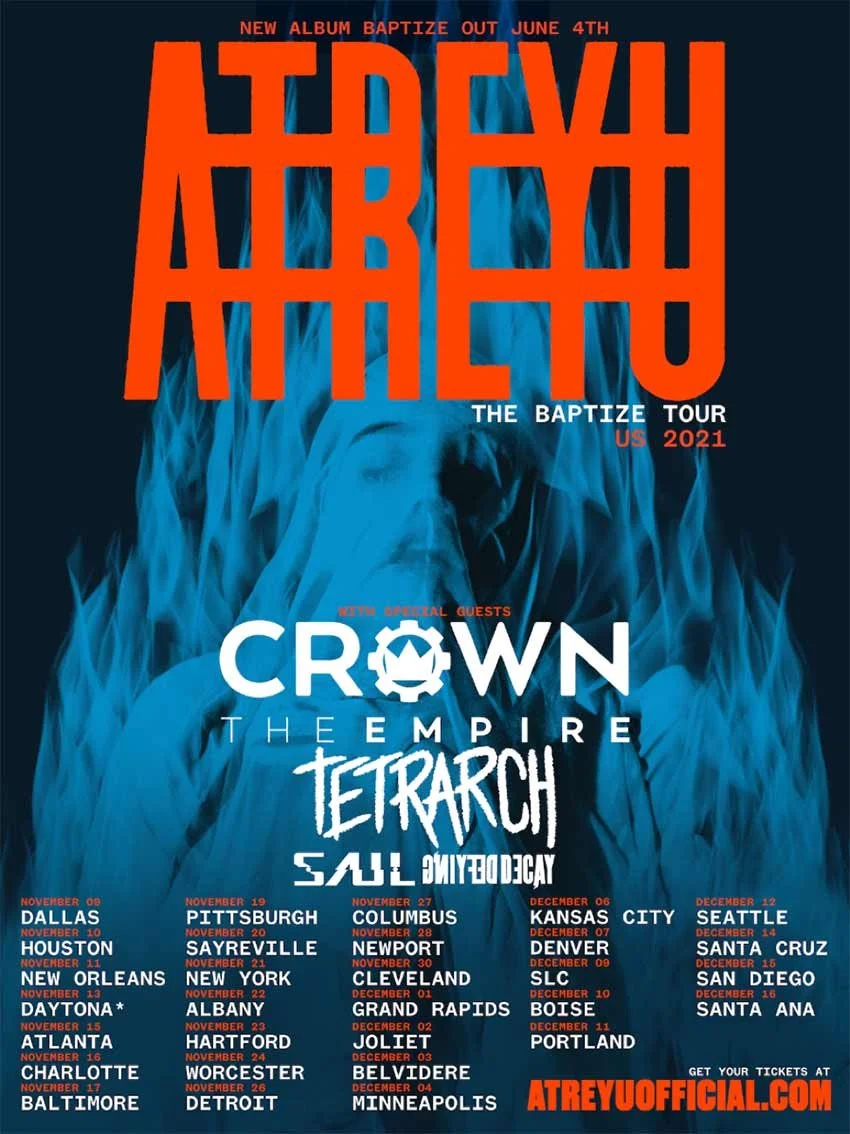 Atreyu makes a stop at The Masquerade to Baptize Atlanta!