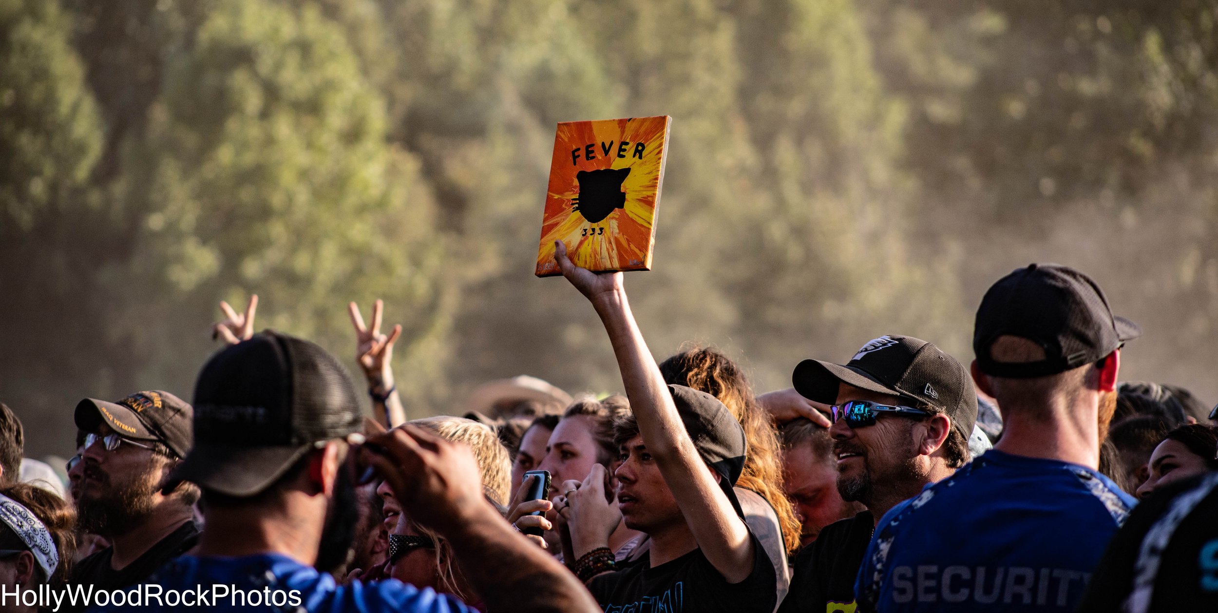 A Fever 333 Fan With Their Original Artwork at Blue Ridge Rock Festival by Holly Williams