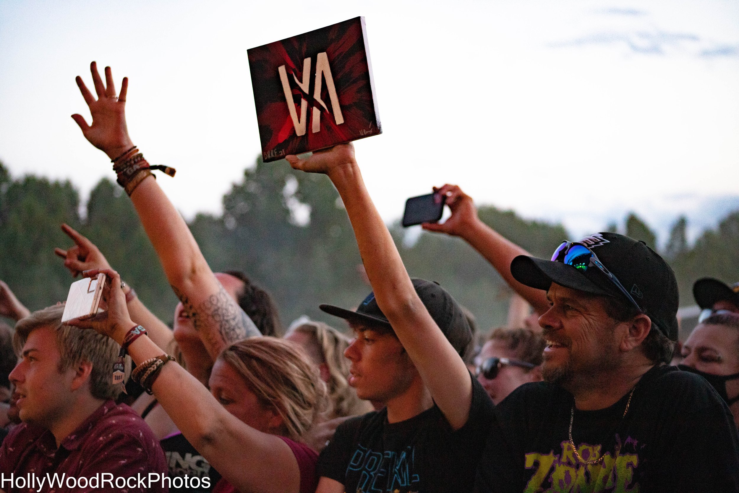 Fans at Blue Ridge Rock Festival by Holly Williams