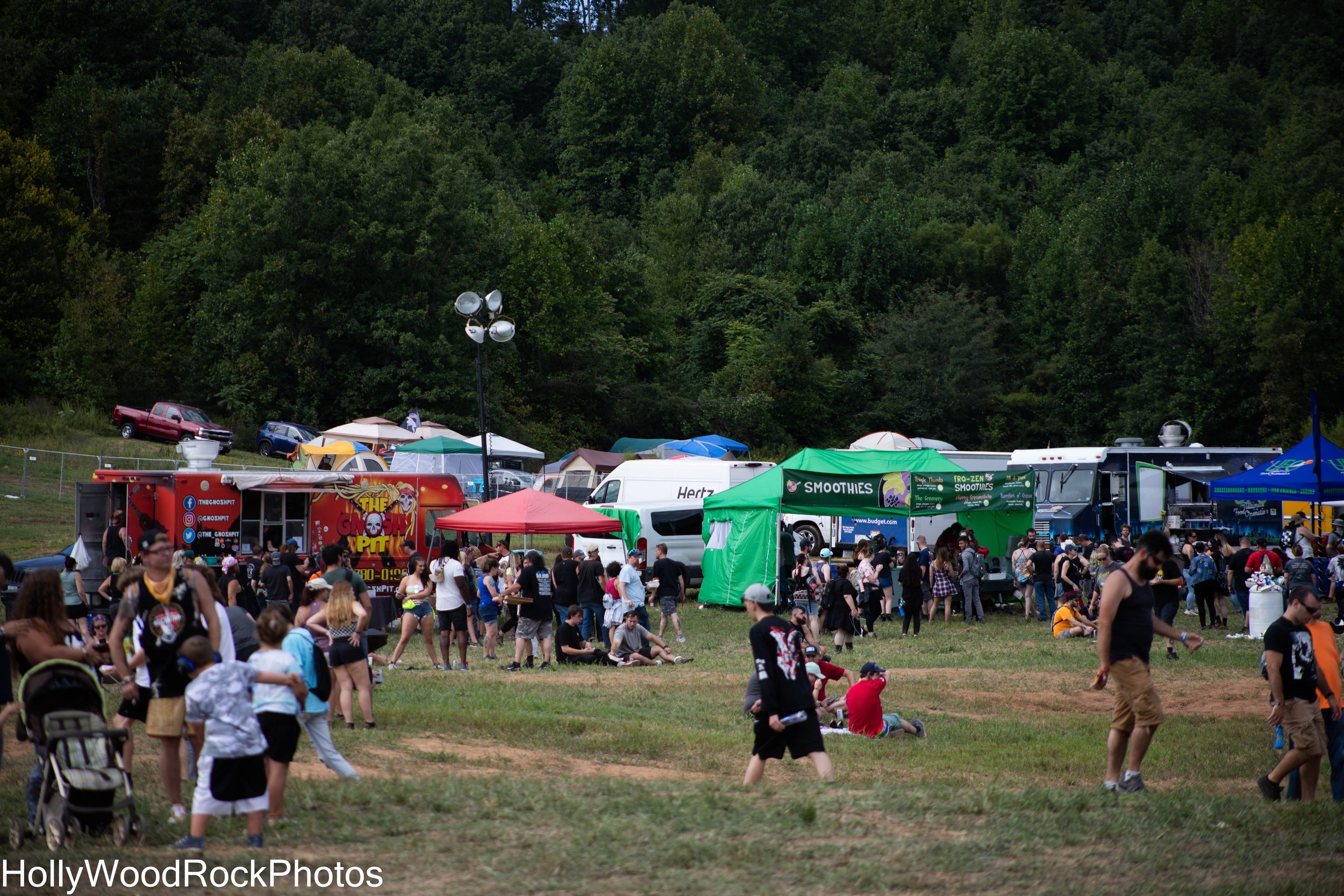 An Assortment of Vendors at Blue Ridge Rock Festival by Holly Williams