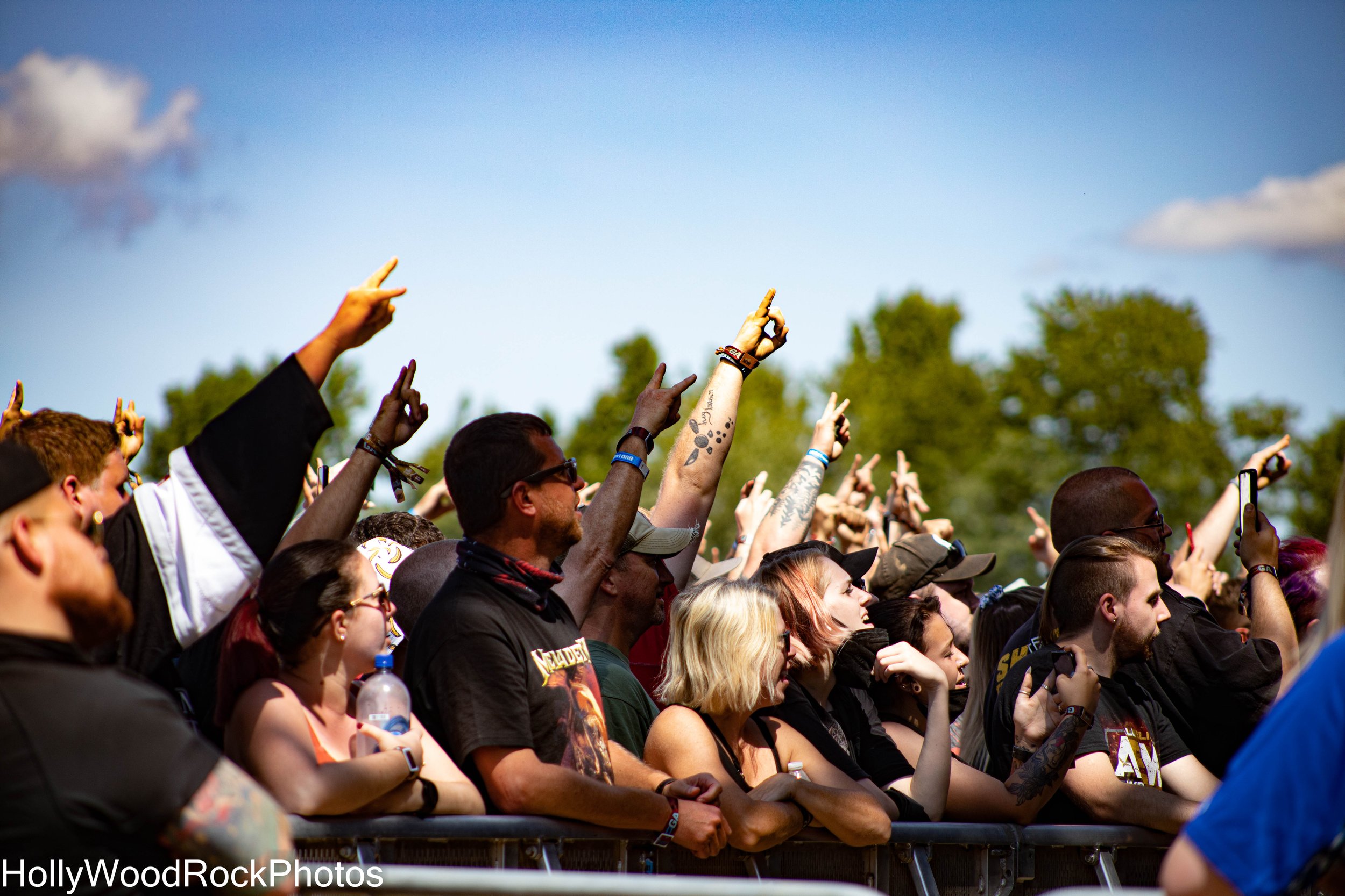Fans Throw the Horns at at Blue Ridge Rock Festival by Holly Williams