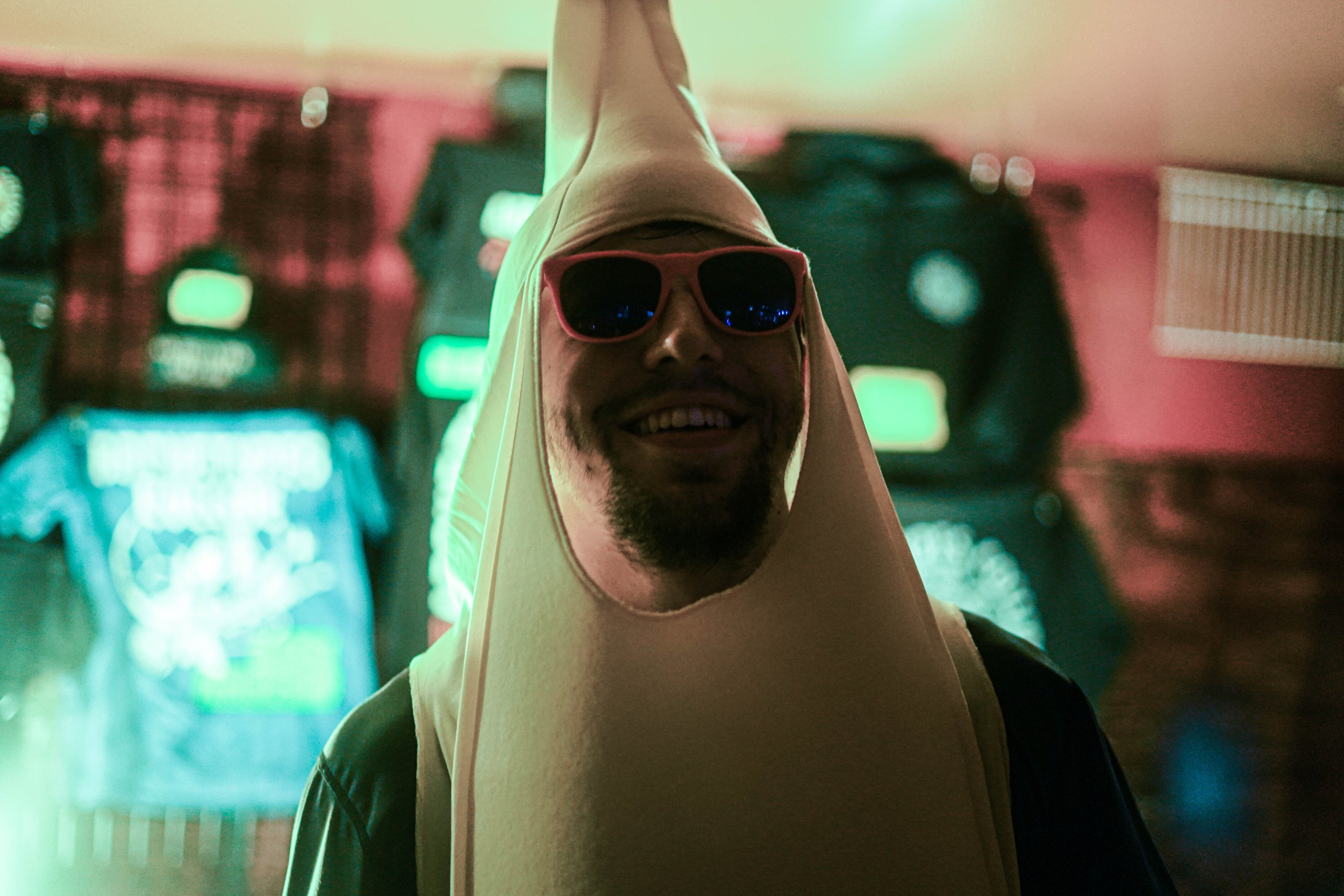 A Gentleman in a Banana Suit at The Amity Affliction