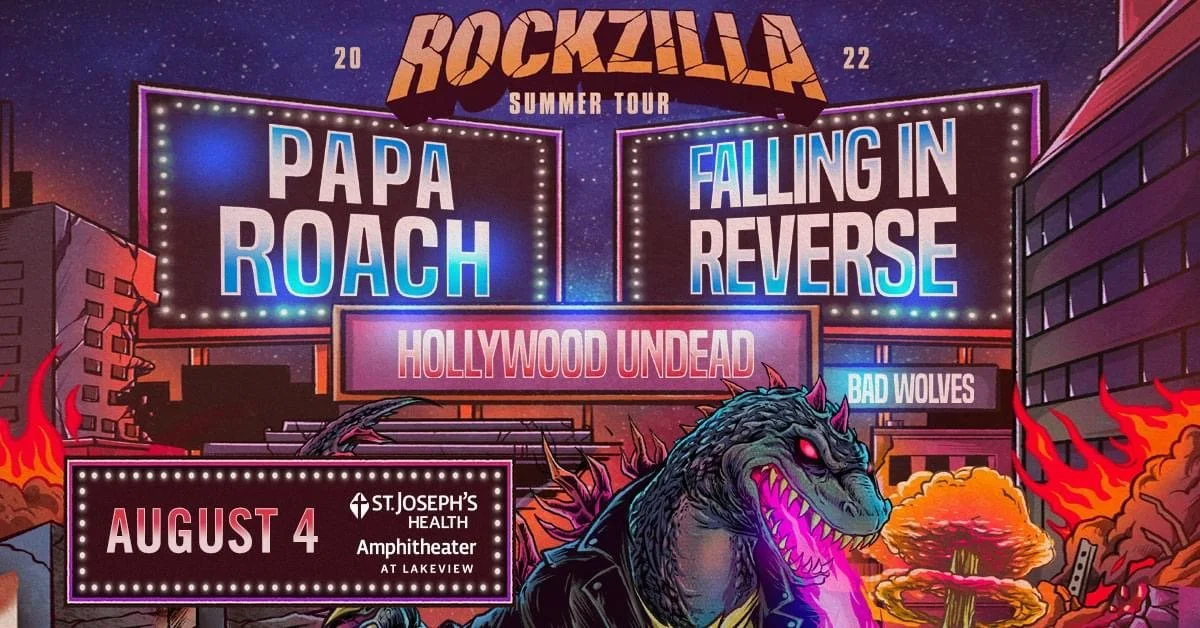 ROCKZILLA Summer Tour 2022- Featuring Falling In Reverse