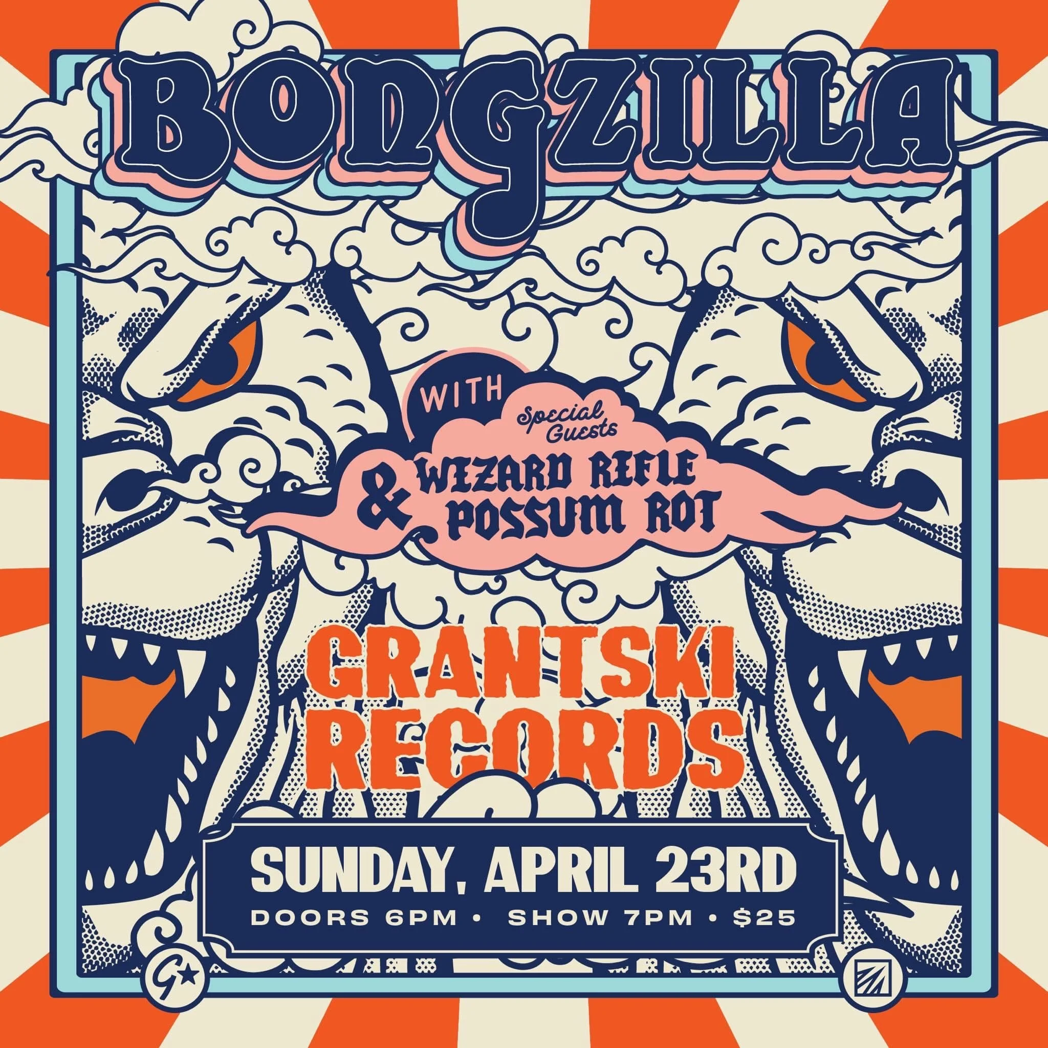 Bongzilla w/ Wizard Rifle &amp; Possum Pot: Live at Grantski Records