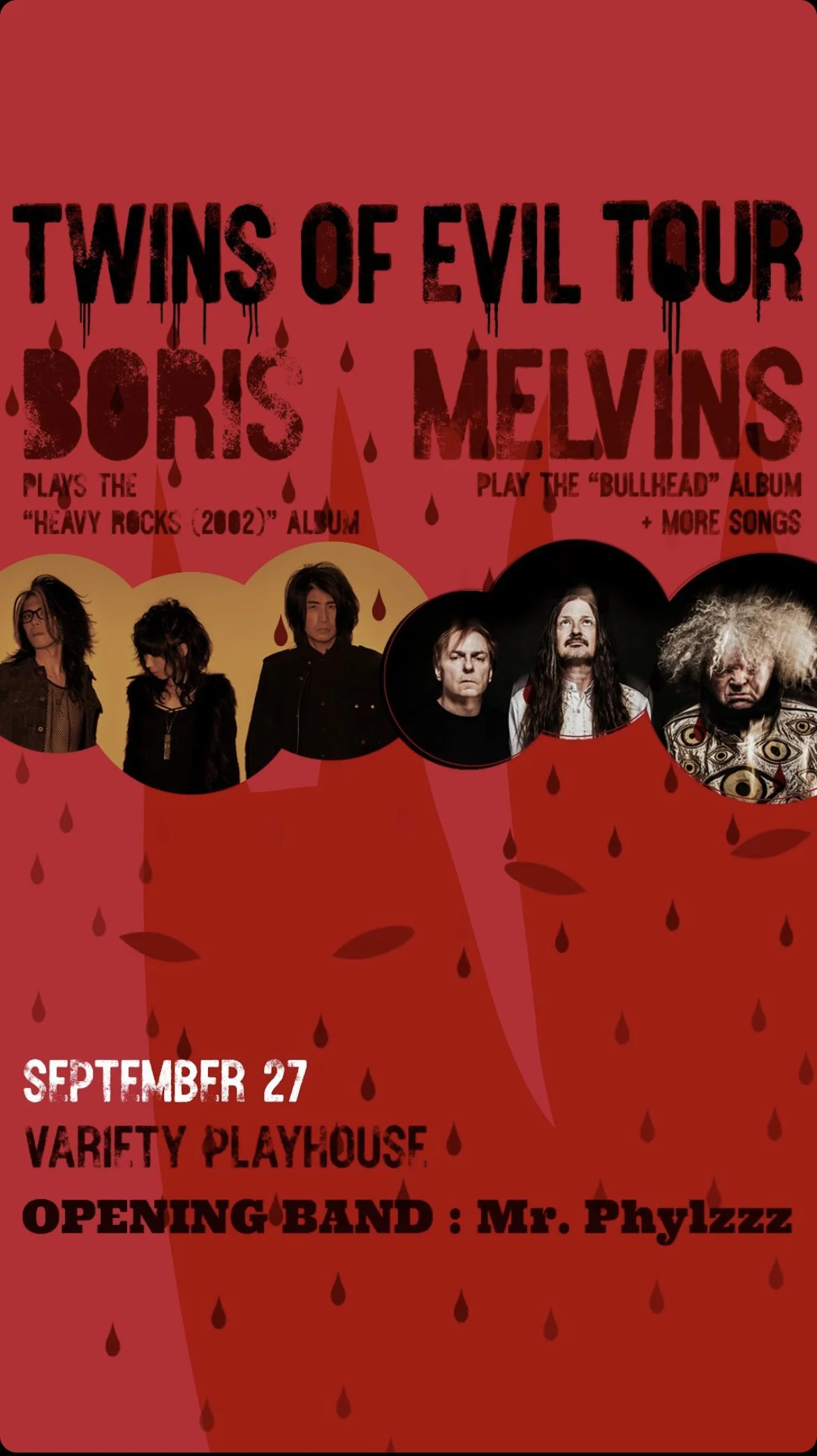 Twins of Evil Tour: Boris &amp; (the) Melvins @ Variety Playhouse 
