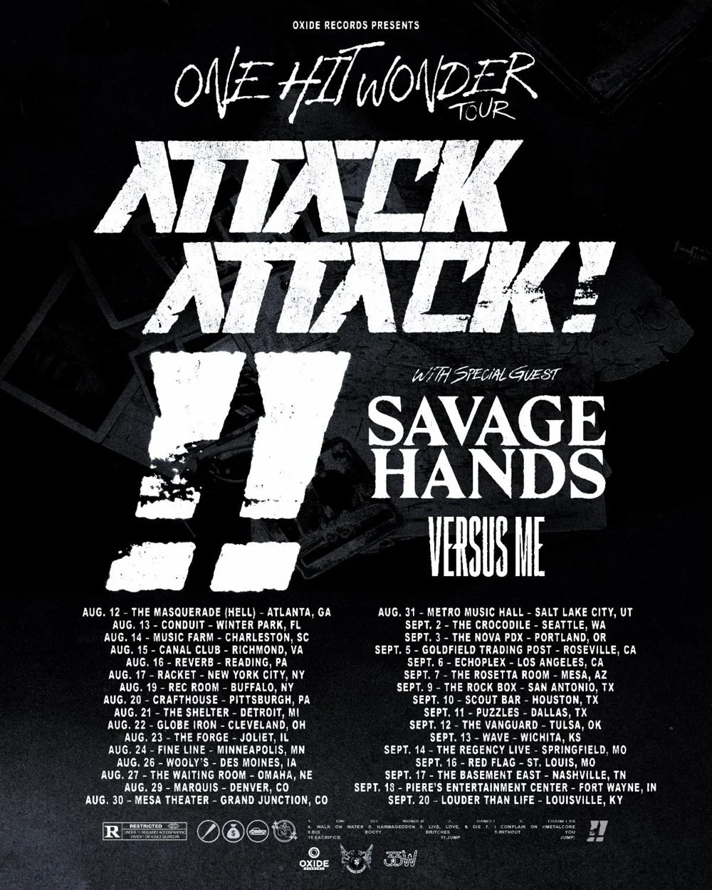 One Hit Wonder Tour: Attack Attack!