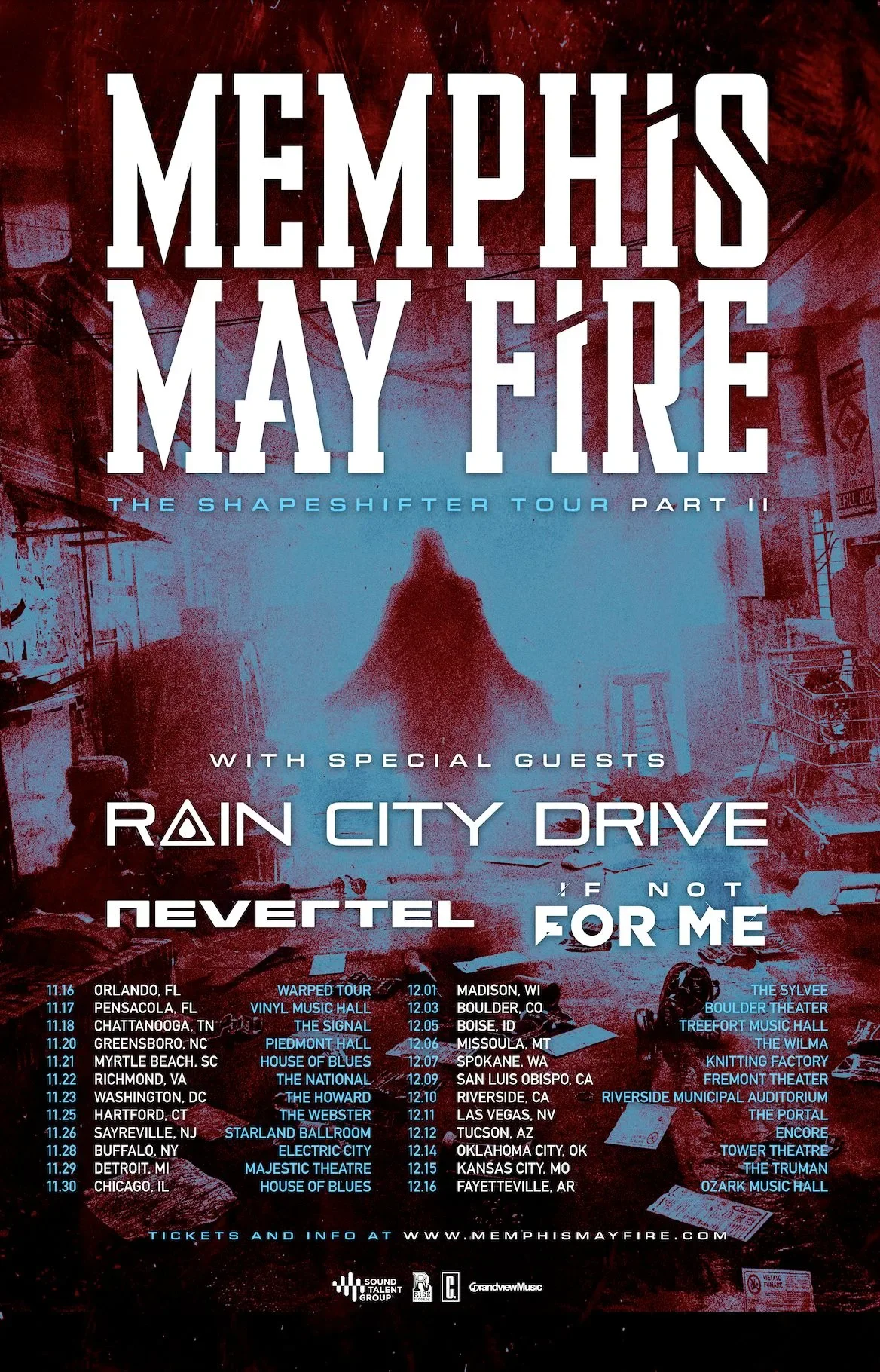 Memphis May Fire: The Shapeshifter Tour Part II