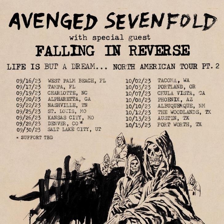 Avenged Sevenfold Brings “Life Is But a Dream… Tour” to Georgia