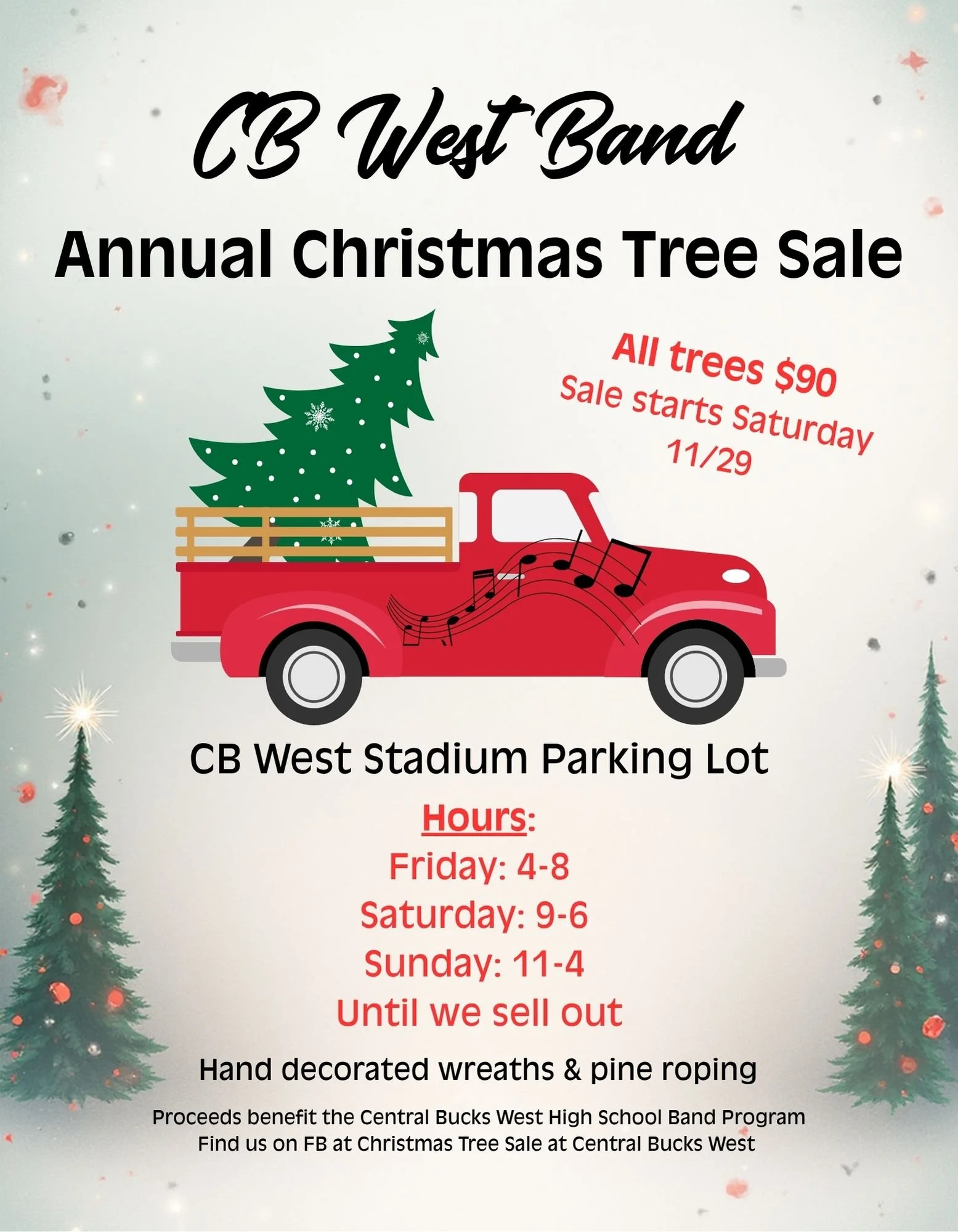 CB West Christmas Tree Sale