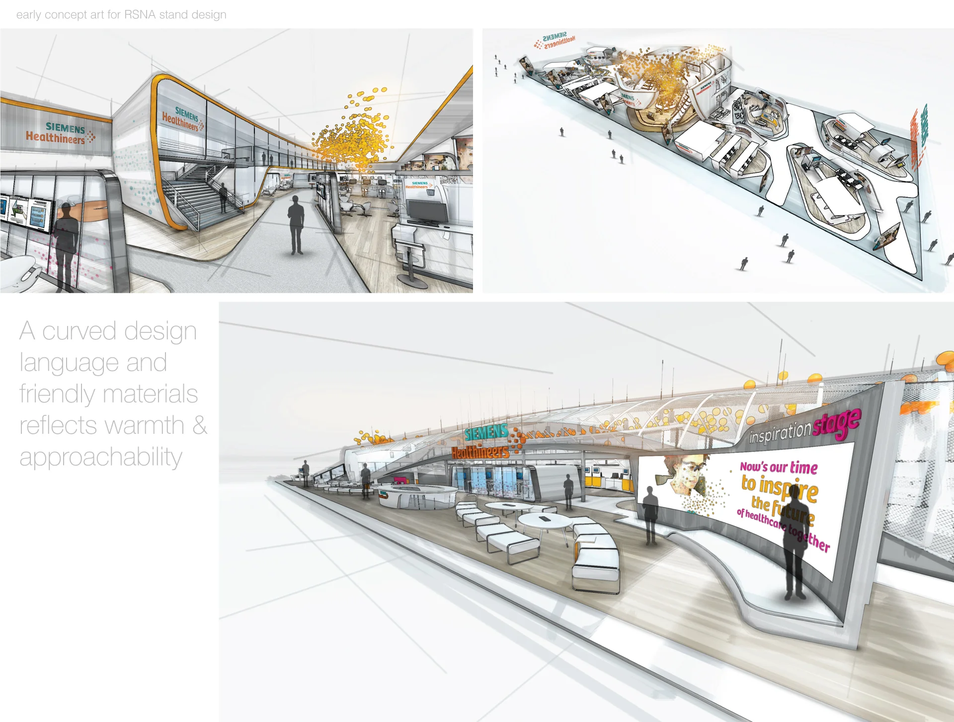  A completely new approach to the design encouraged curves and friendly materials to reflect warmth and approachability. Overall, the focus was on the customer experience. 