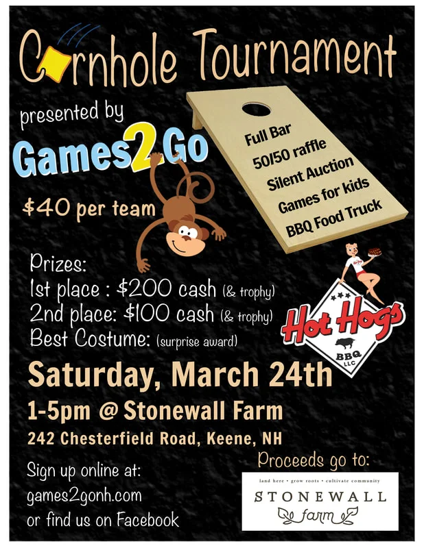 Flyer for our Charity Tourney at Stone Wall Farms