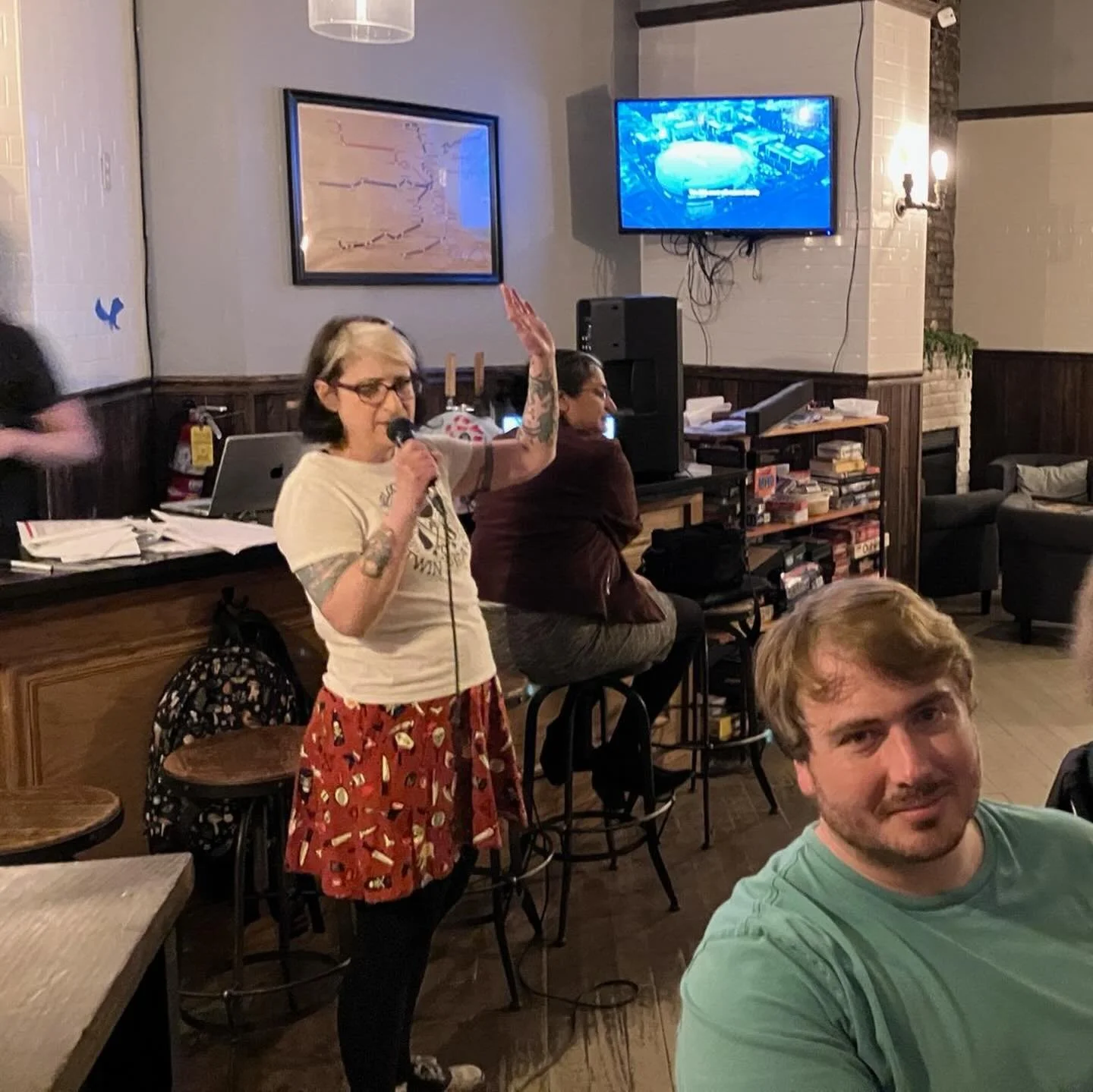 Thanks to everybody that came out for my @chirpradio trivia debut! Had a lot of fun with Makin&rsquo; Trouble: Songs About Crime, Vice, and Delinquency and extra special thanks to dj moimoi for spinning tunes and Austen &ldquo;Jesus Quizzard&rdquo; a