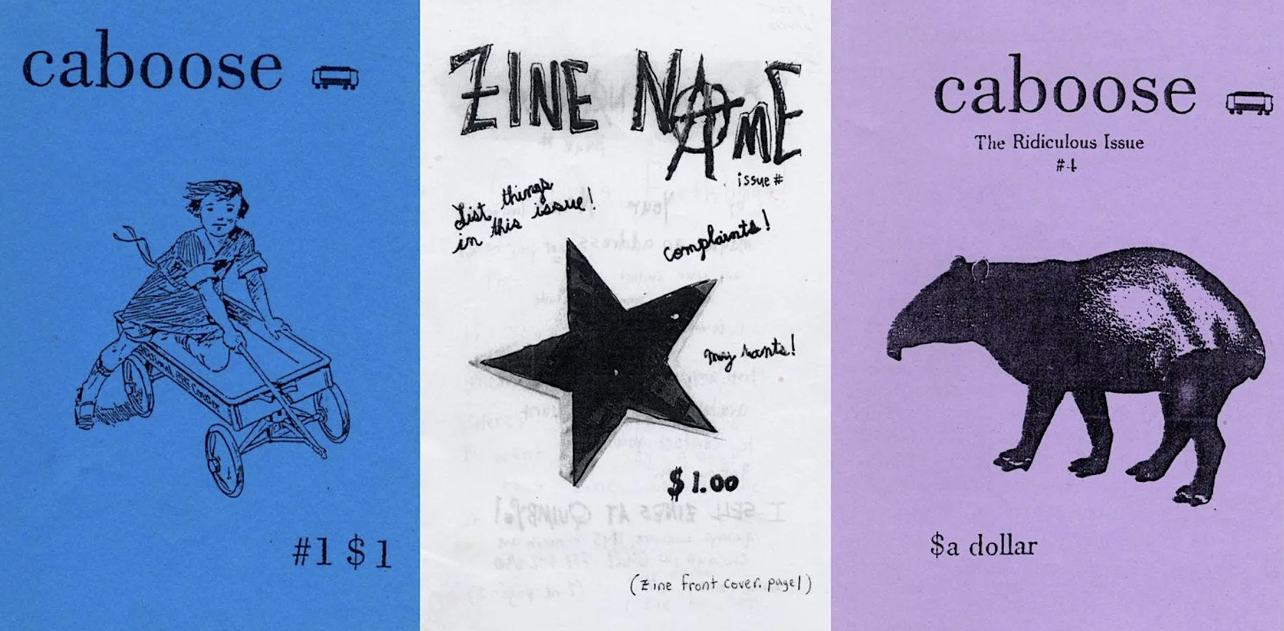 Zine-making Workshop at the Regenstein Library